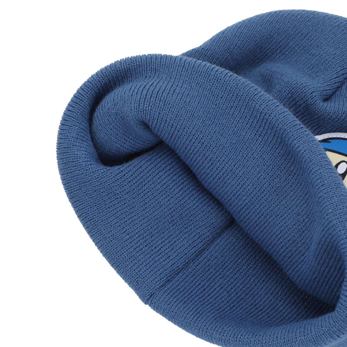 Kirby Peek-a-boo Waddle Dee Adult Blue Cuffed Beanie