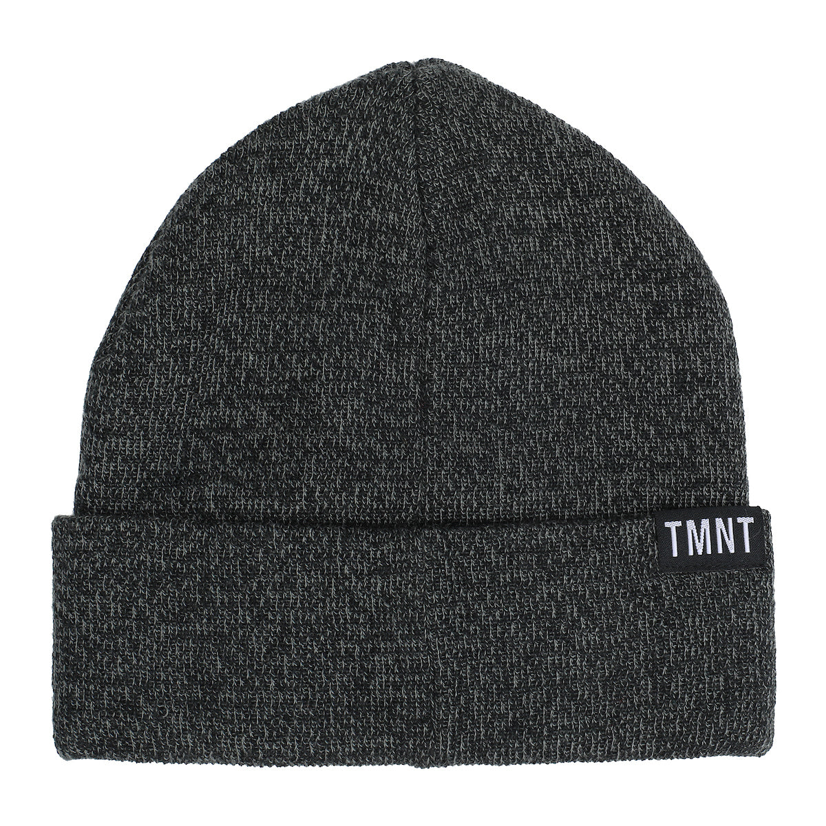 TMNT Dark Heather Grey Beanie with Sewer Screen Grab Patch