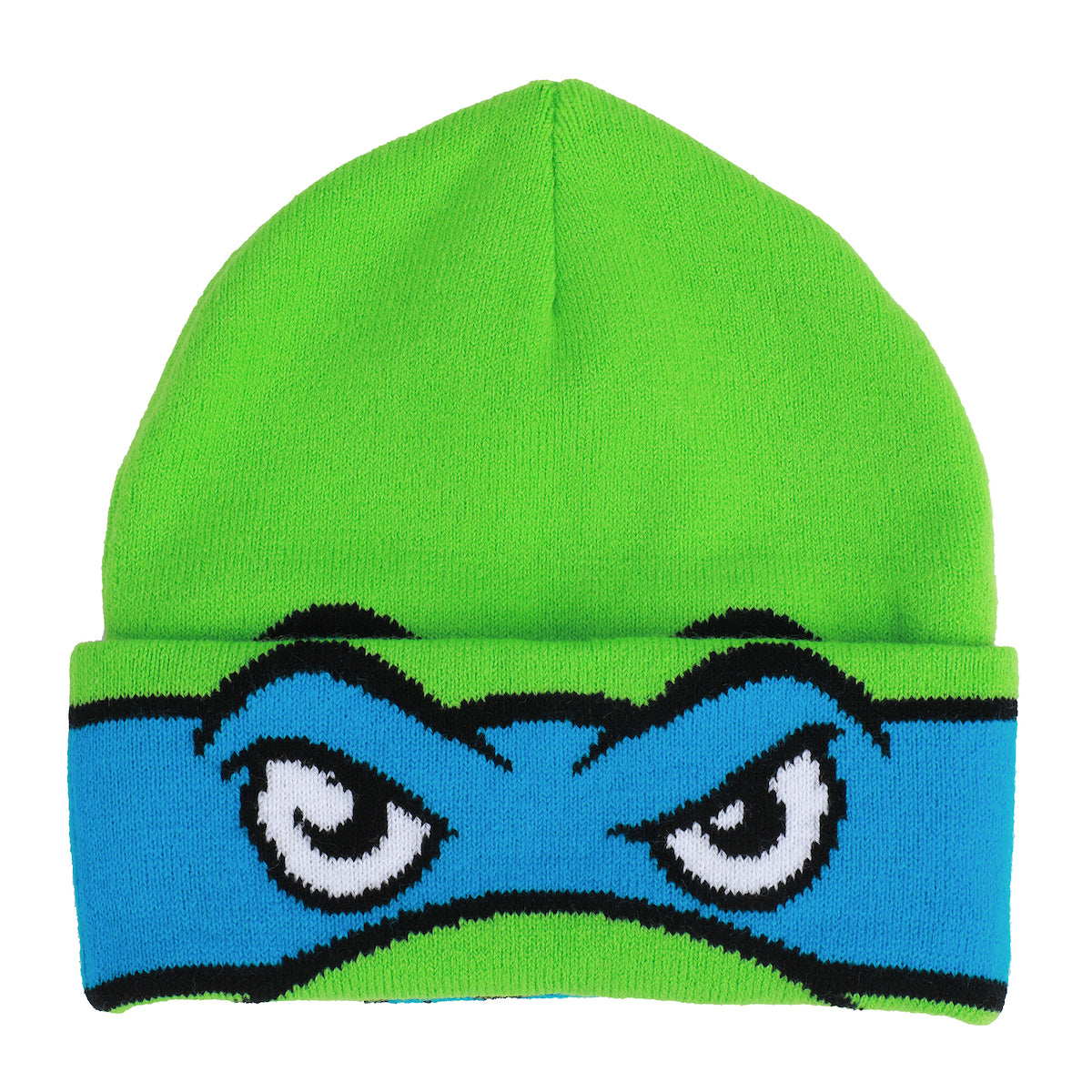 TMNT Rolldown Leo Adult Mesh Eye Green Beanie