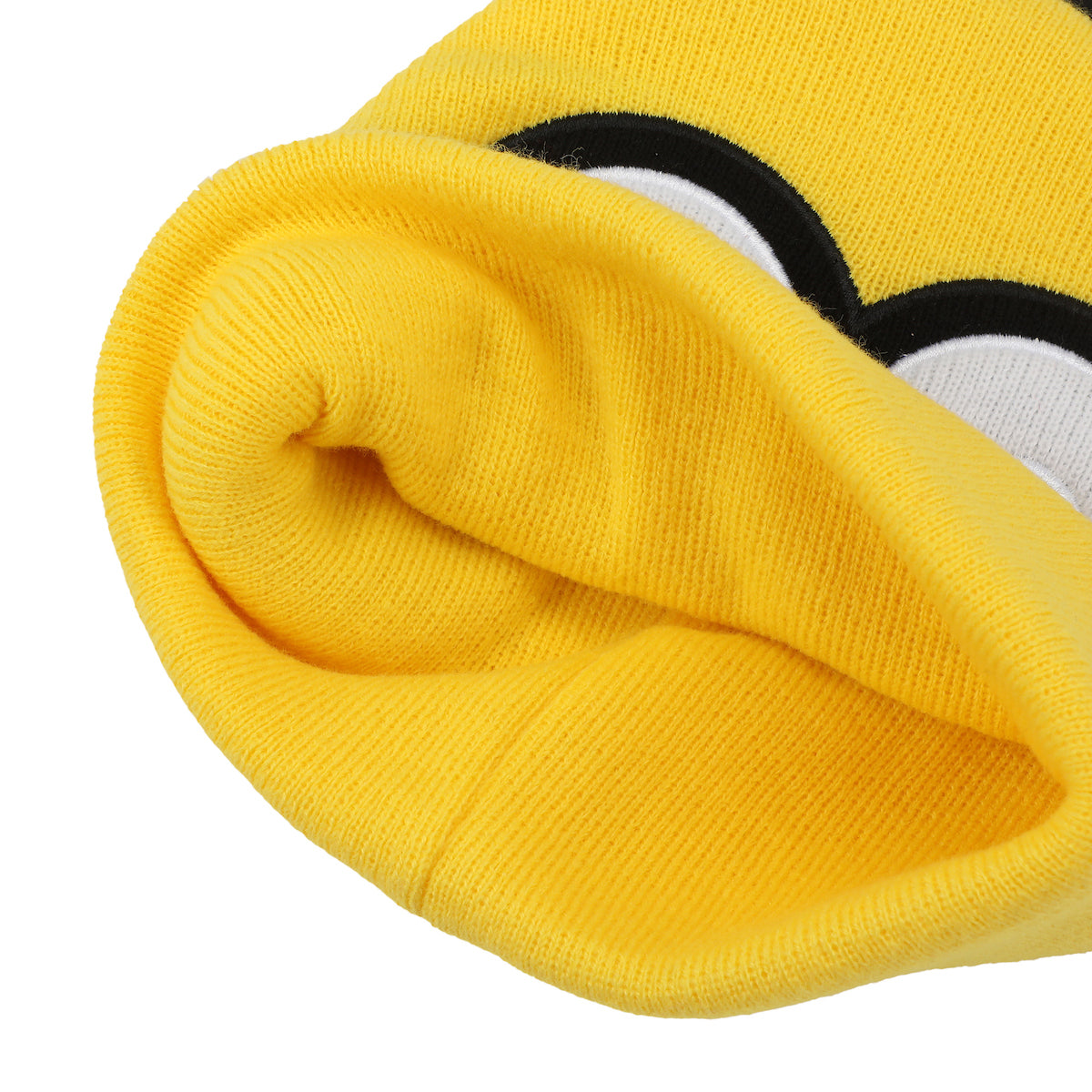 Despicable Me Jerry Big Face Yellow Cuff Beanie