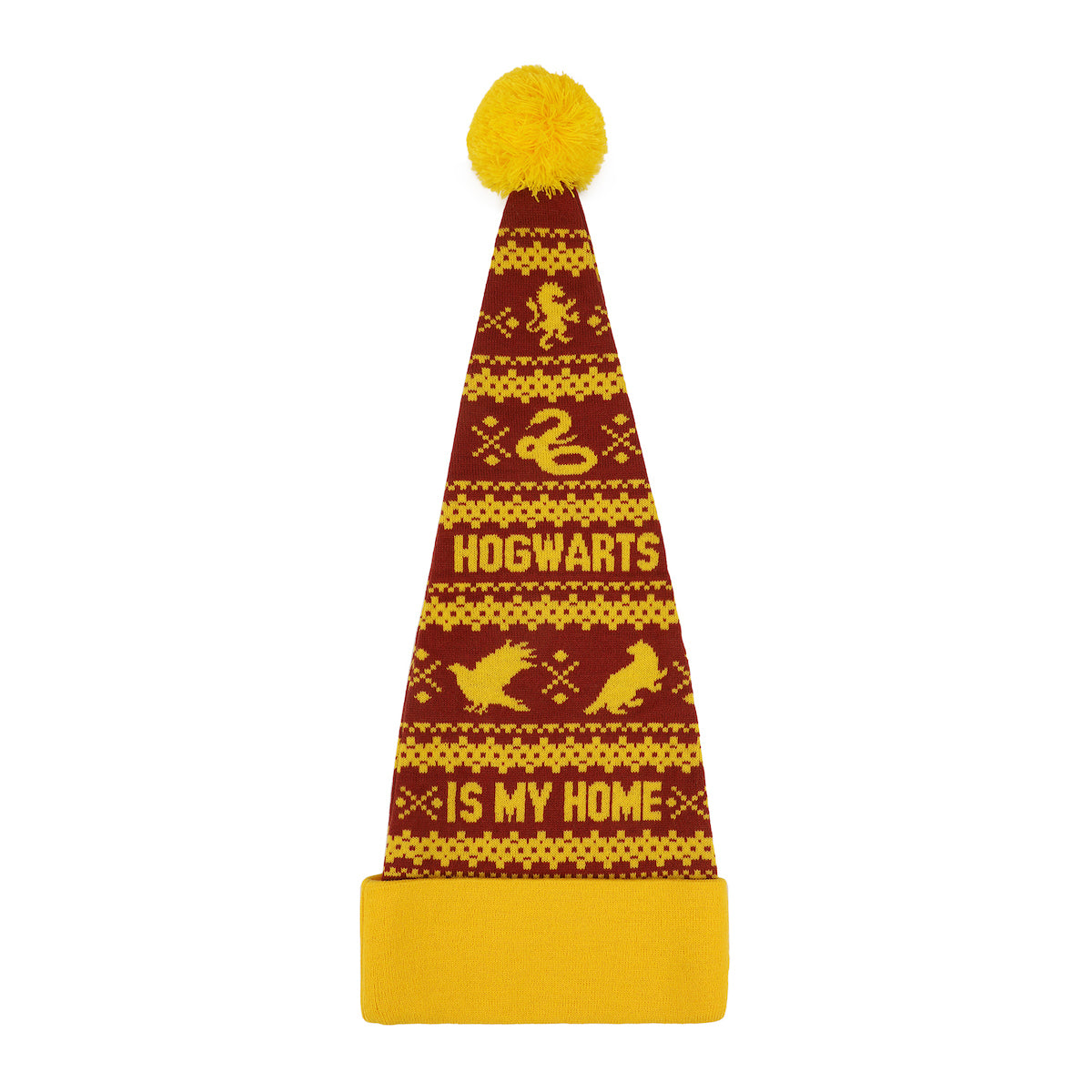 Harry Potter Hogwarts Is My Home Red Santa Hat