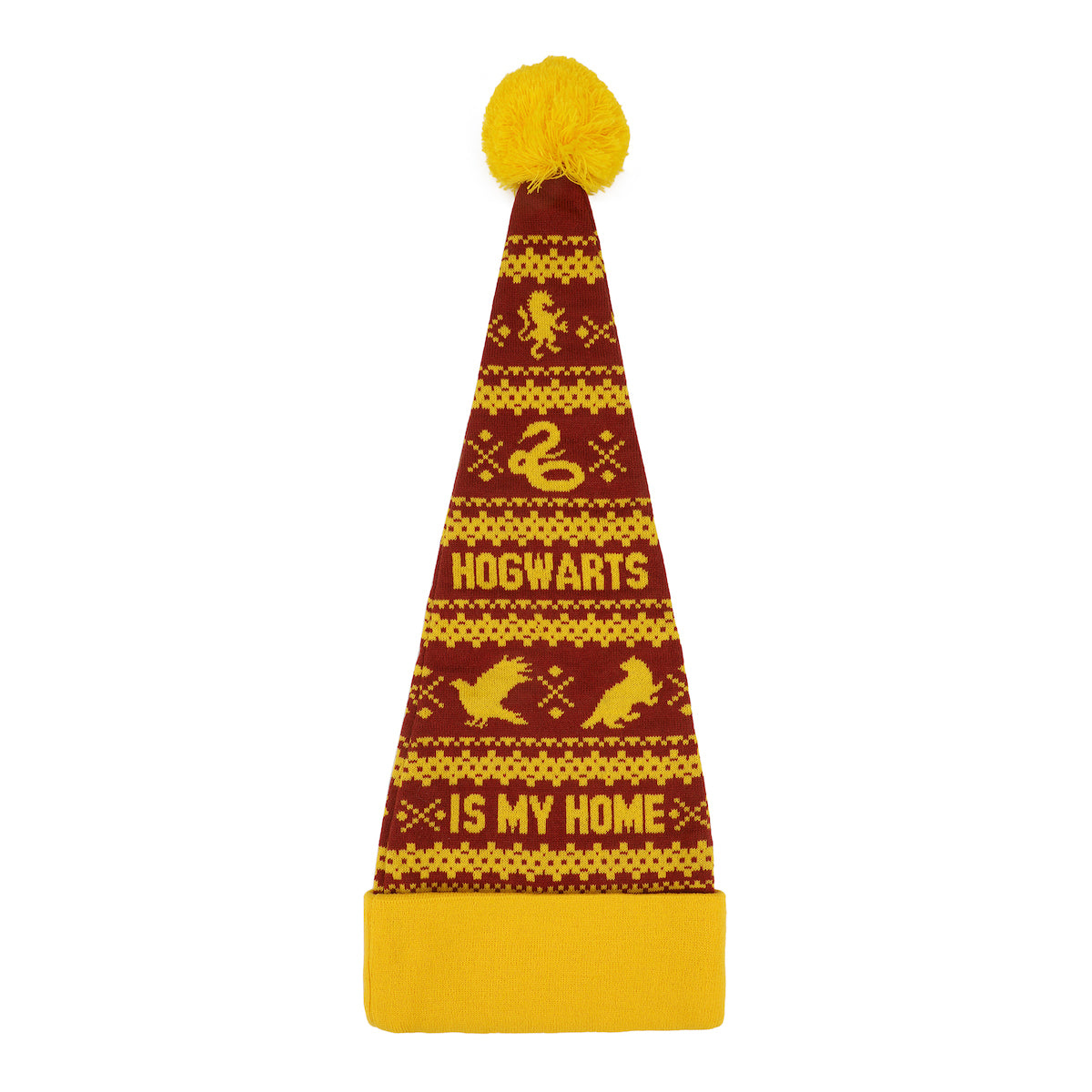 Harry Potter Hogwarts Is My Home Red Santa Hat