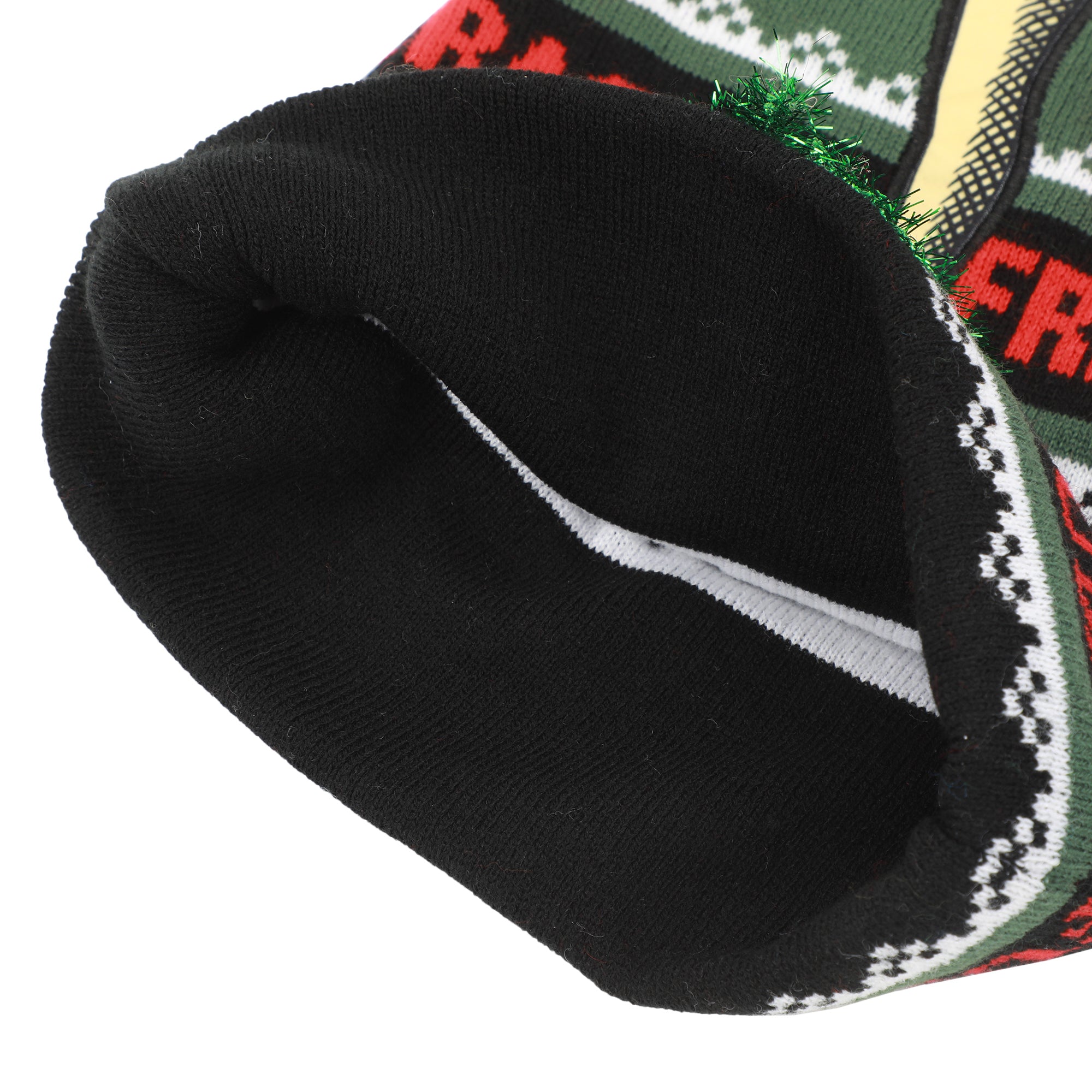 A Christmas Story Fragile Leg Lamp Green Santa Hat