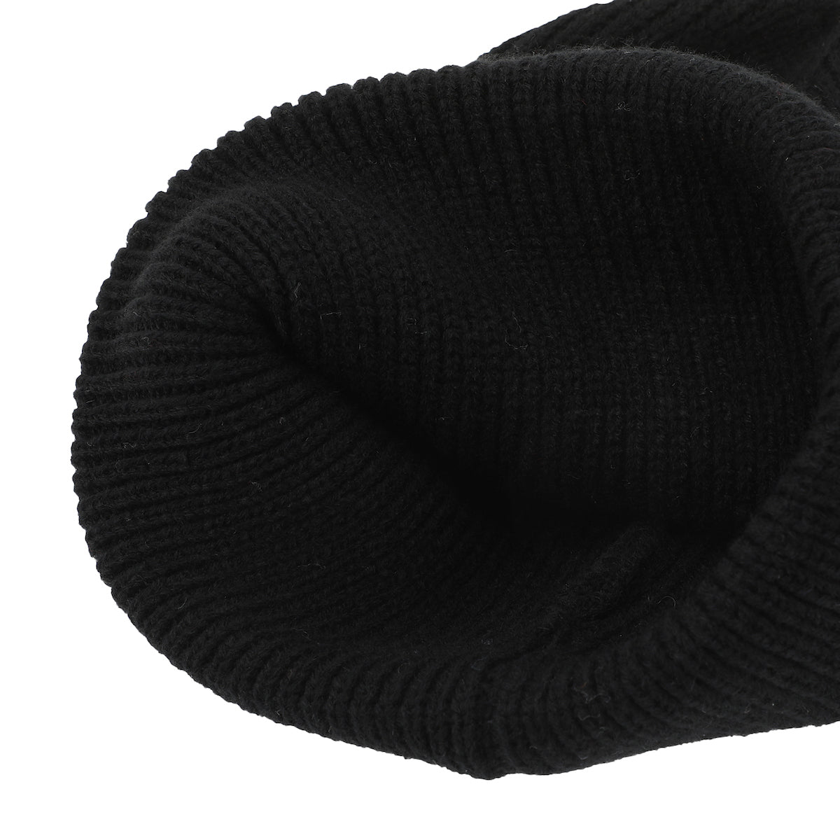 Nightmare Before Christmas 3D Plush Jack Skellington Character Head Black Tall Cuff Beanie