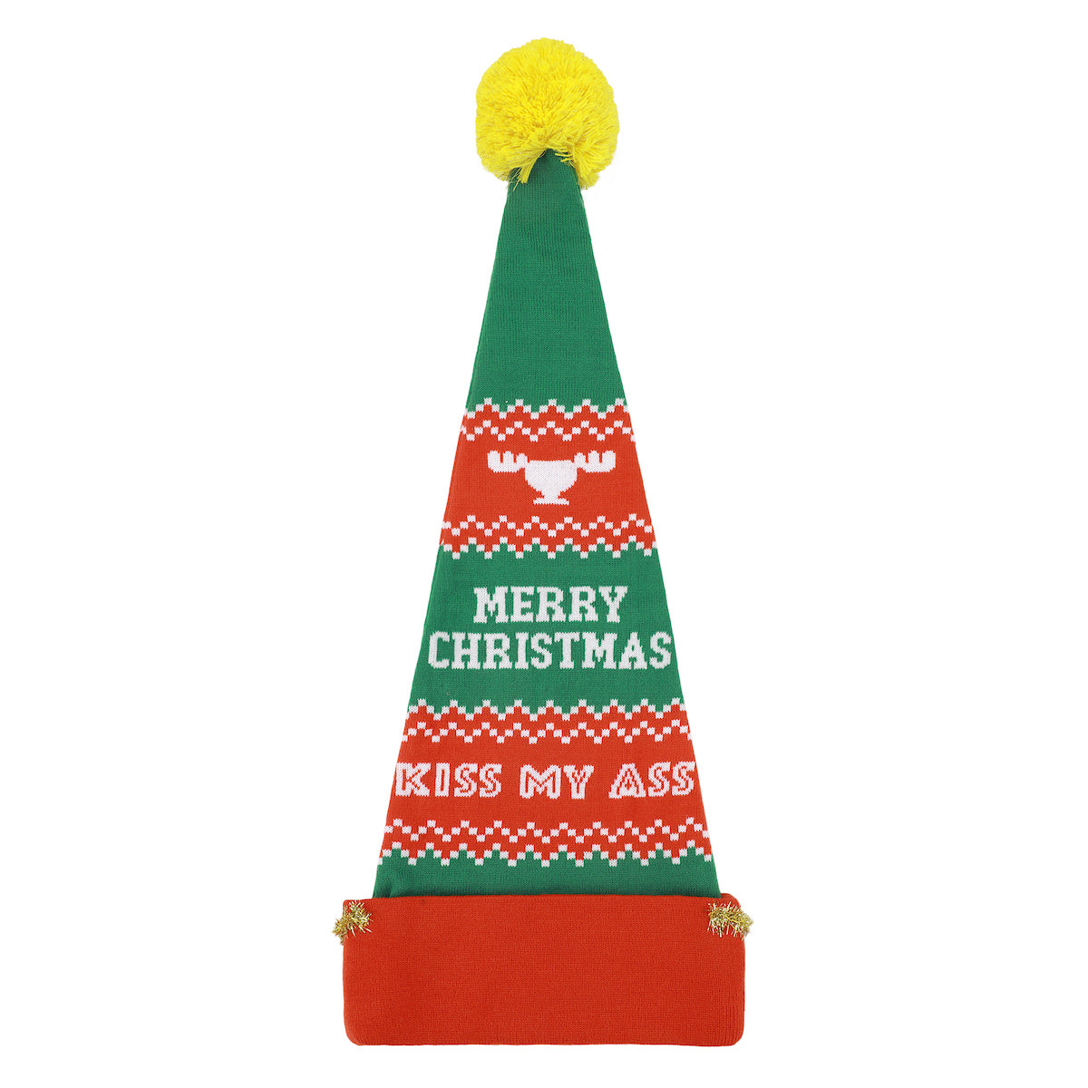 National Lampoon's Christmas Vacation Clark Red & Green Santa Hat
