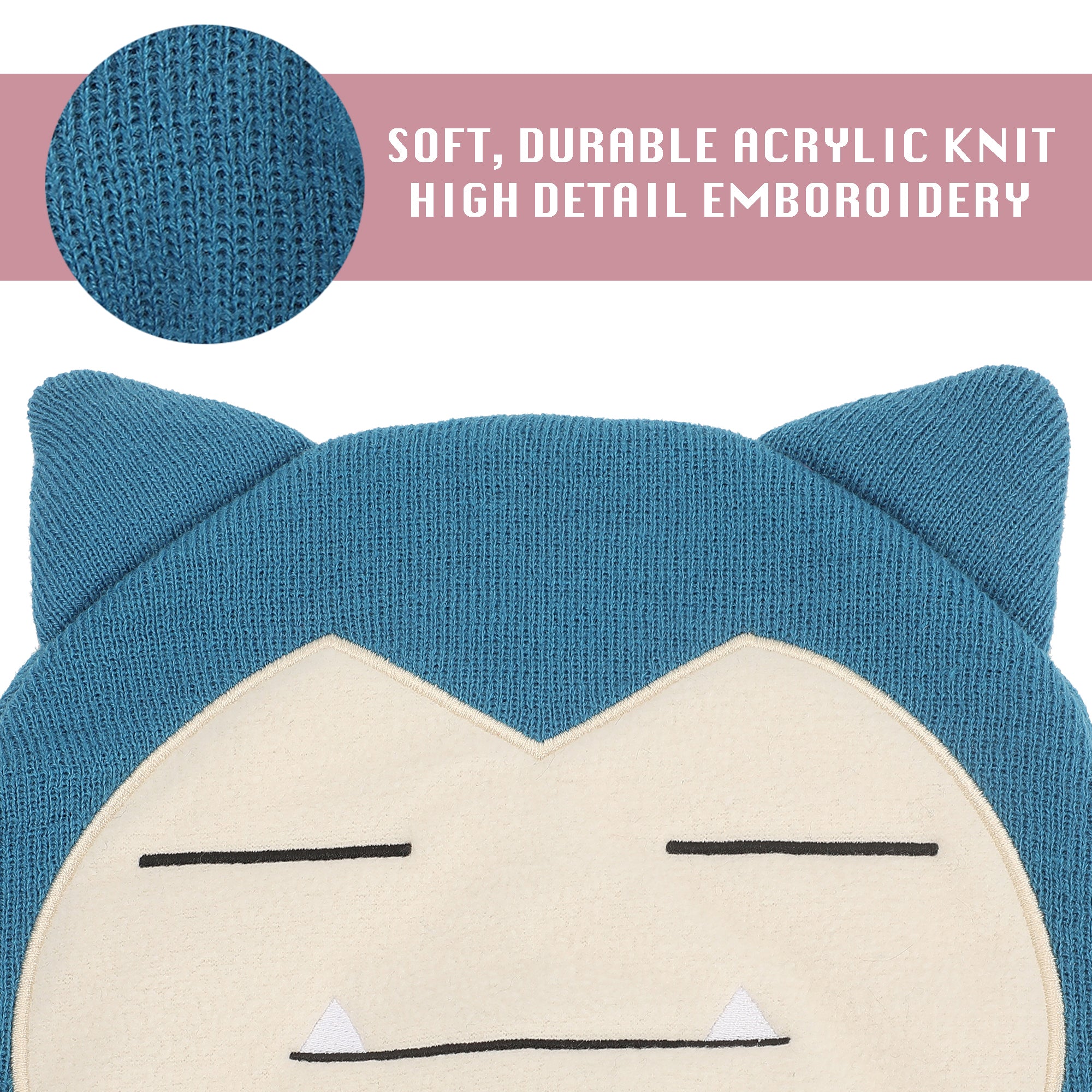 Pokémon Snorlax Blue Laplander Knit Beanie Cap