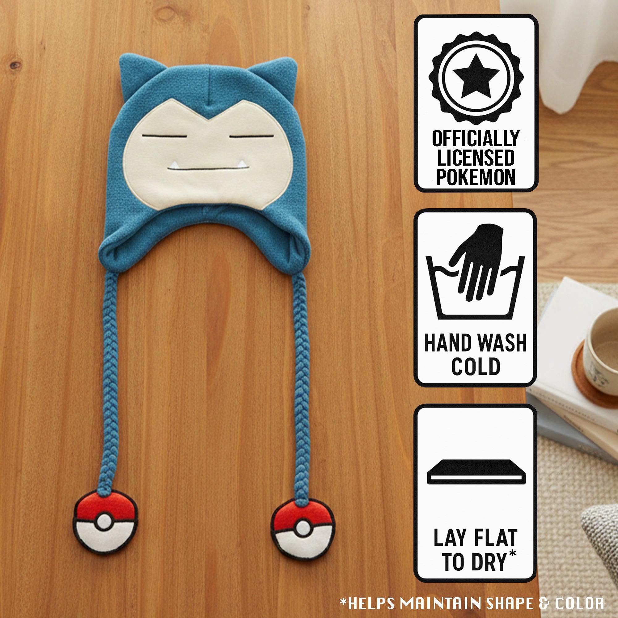 Pokémon Snorlax Blue Laplander Knit Beanie Cap