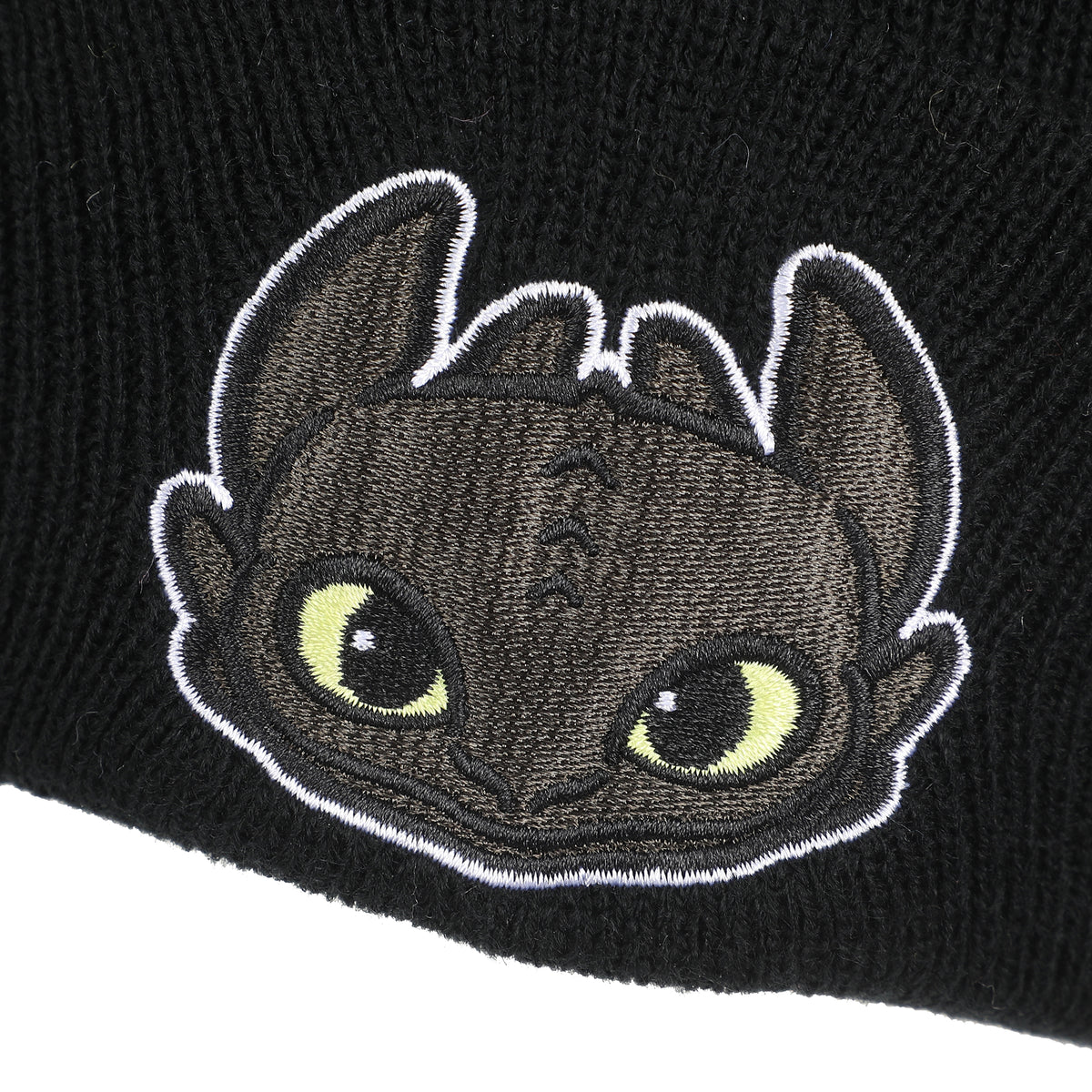 How to Train Your Dragon Toothless Men’s Embroidered Cuff Beanie