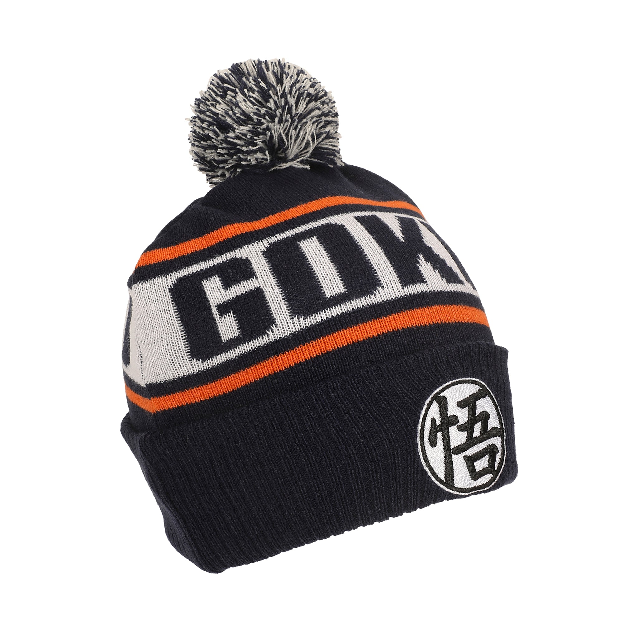 Dragon Ball Z Goku Kanji Blue Cuff Beanie
