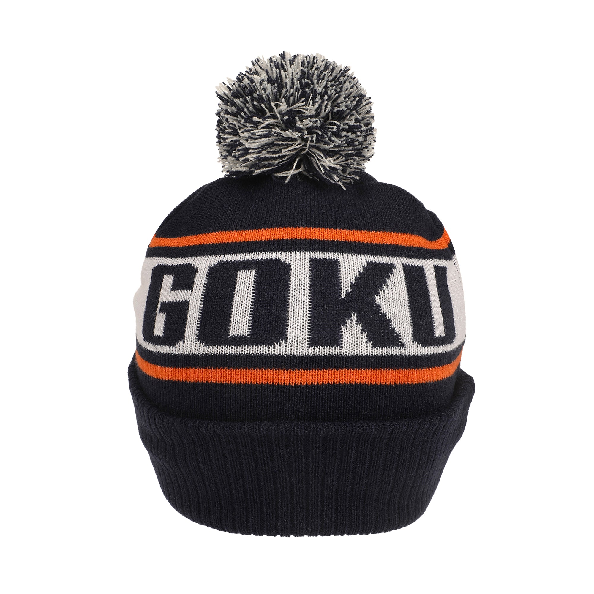 Dragon Ball Z Goku Kanji Blue Cuff Beanie