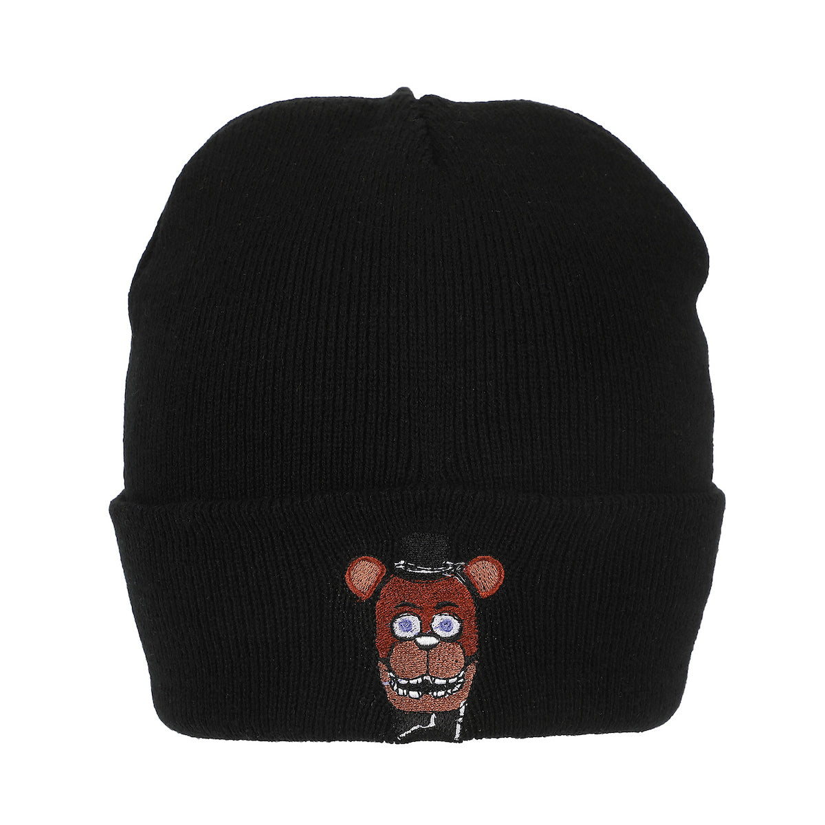 Five Nights At Freddy's Freddy Embroidery On Acrylic Knit Standard Cuff Beanie