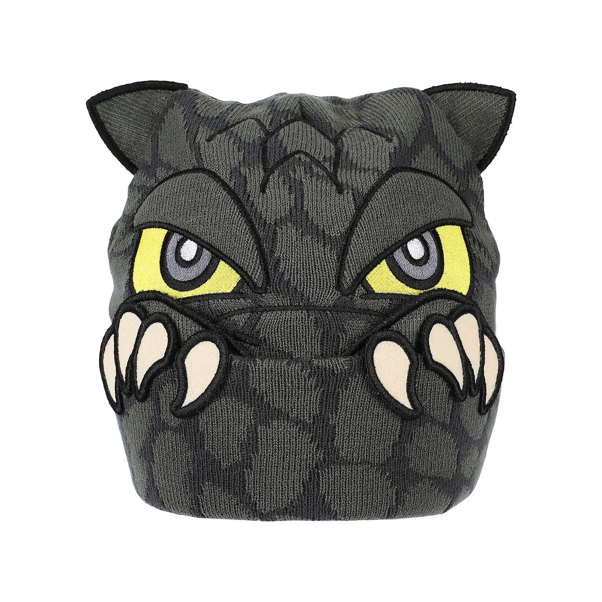 Godzilla Peekaboo Claws Gray Cuff Beanie