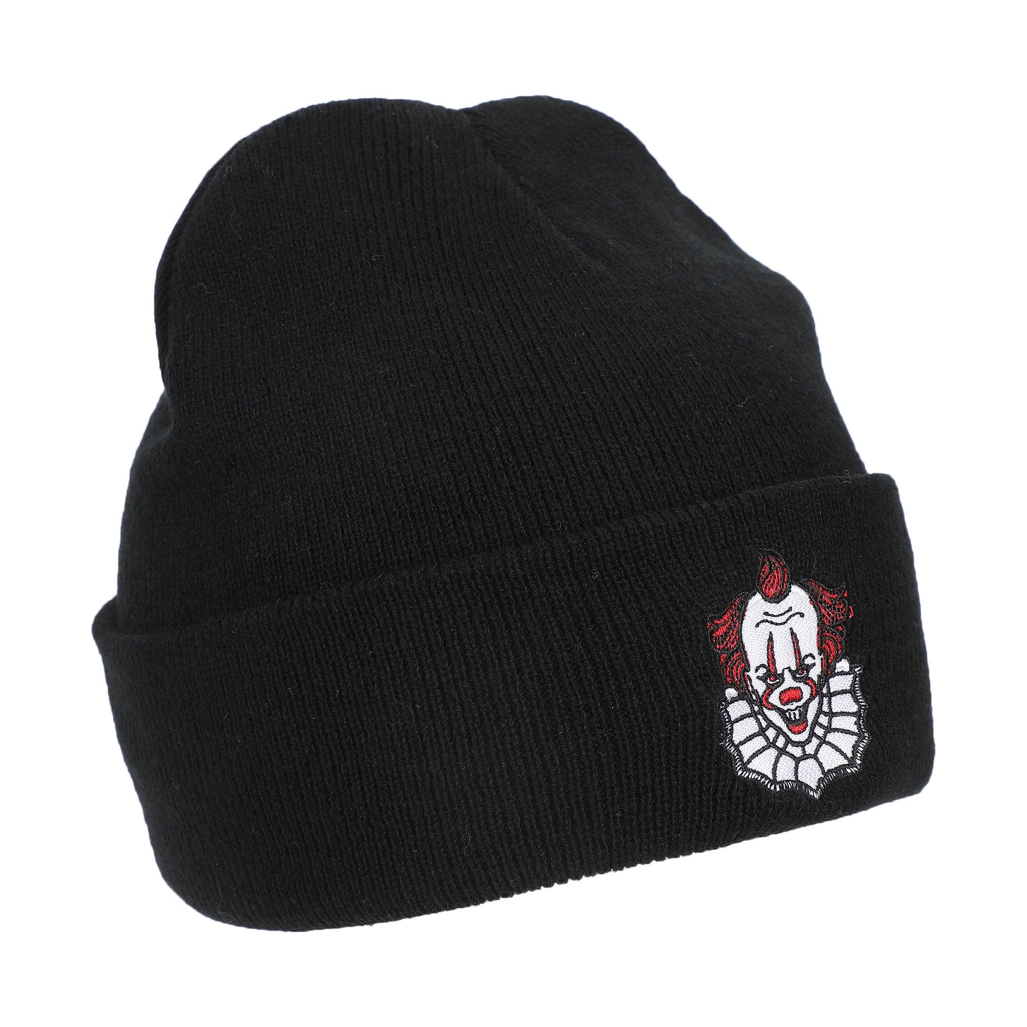 It Movie 2017 Pennywise Embroidery On Acrylic Knit Standard Cuff Beanie
