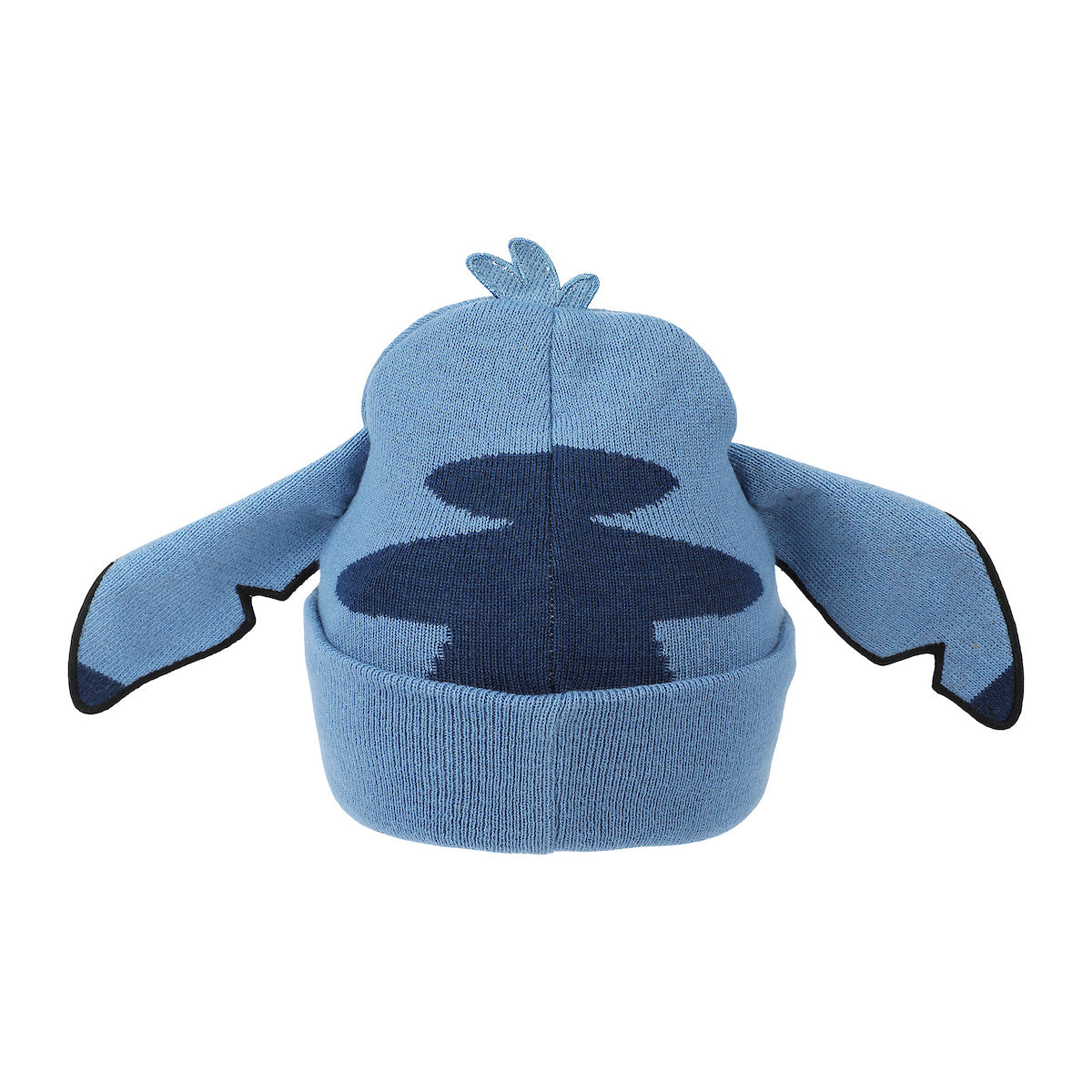 Disney Stitch Peekaboo Hands Blue Cuff Beanie