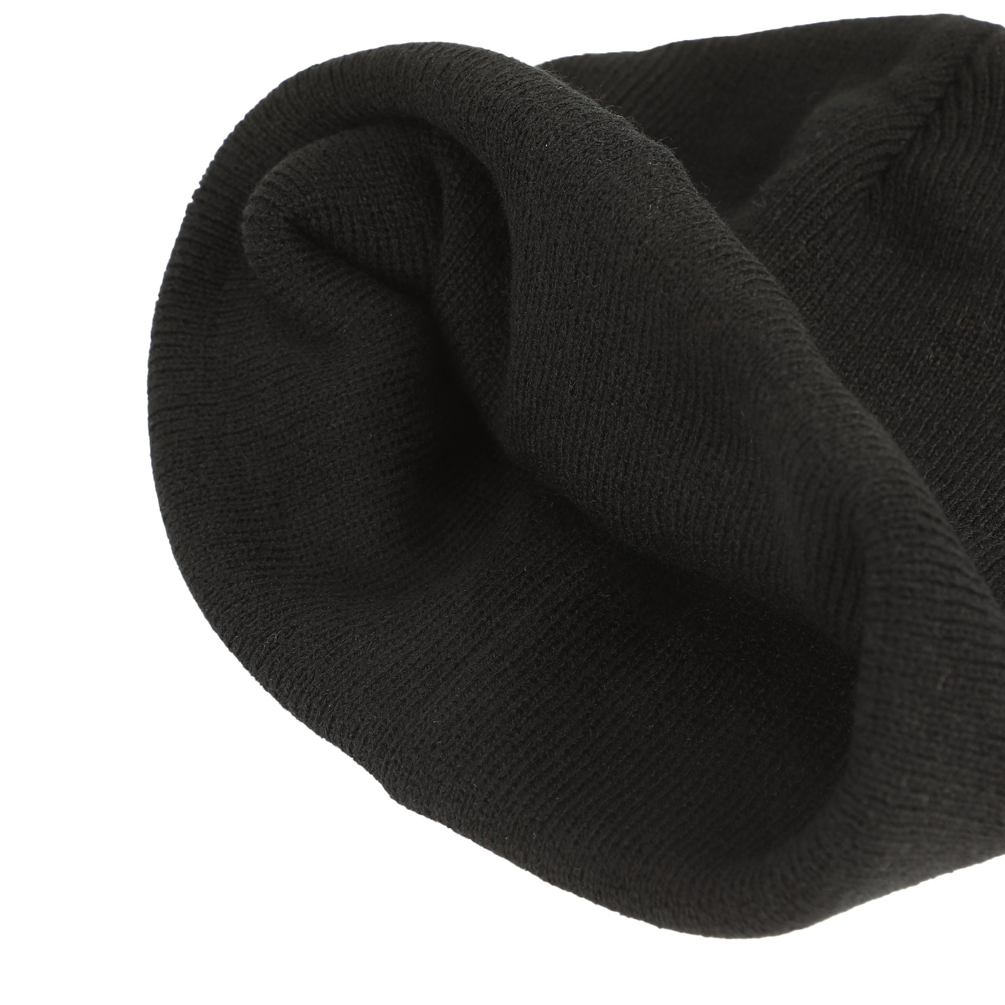 Mickey Mouse Embroidery Acrylic Knit Standard Cuff Beanie