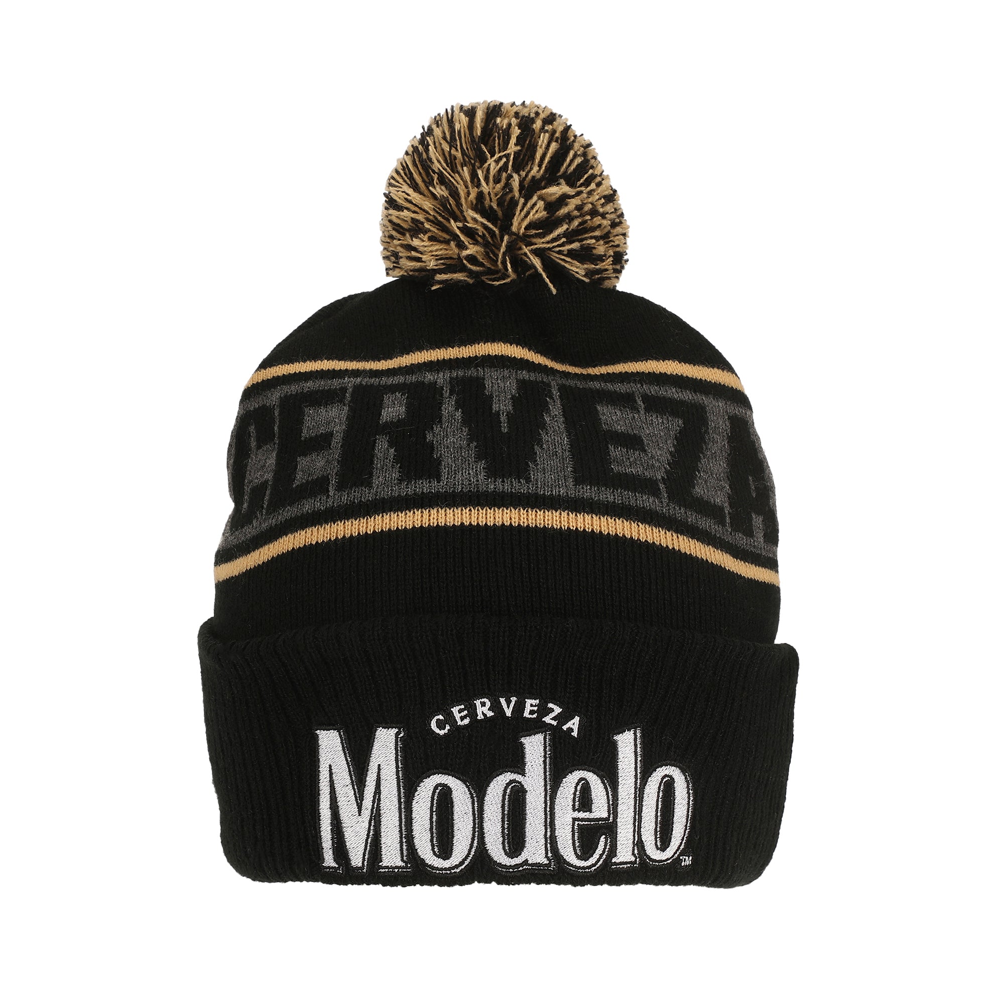 Modelo Cerveza Black Cuff Beanie