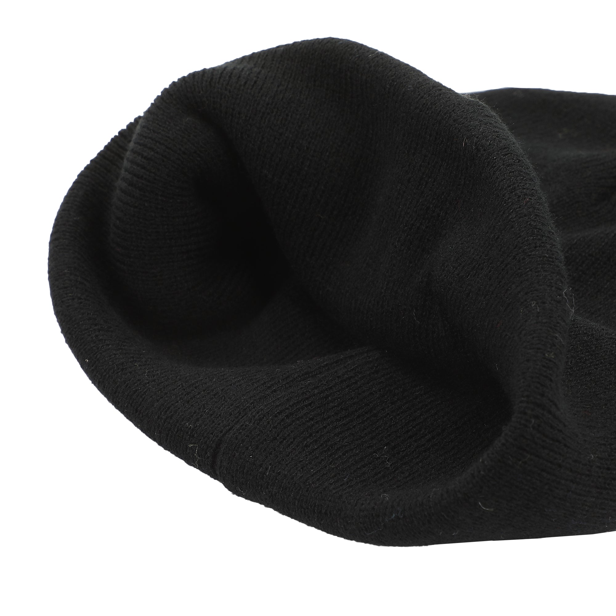 Mortal Kombat Classic Title Art Adult Black Ribbed Beanie