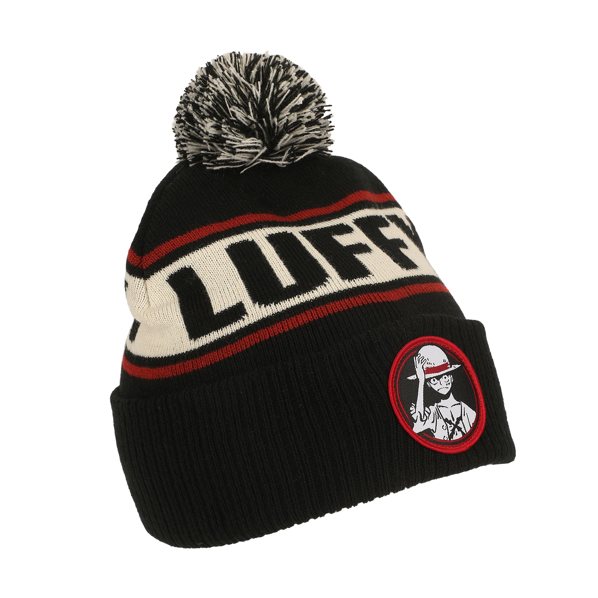 One Piece Luffy Black Cuff Beanie