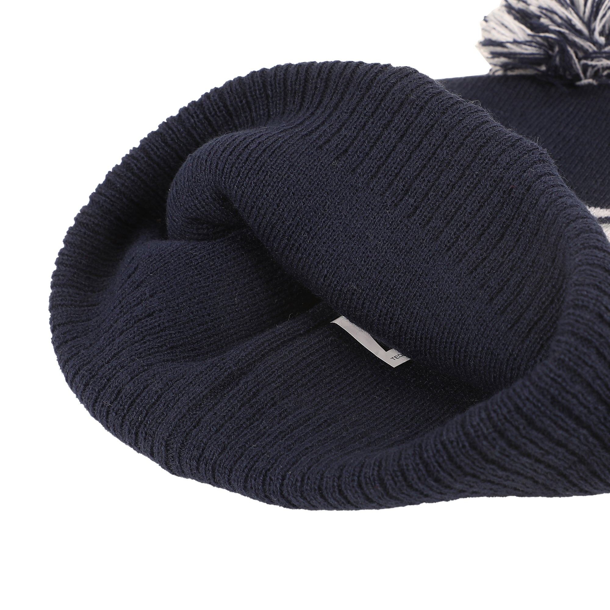 Ted Lasso Jacquard and Logo Black Cuff Beanie
