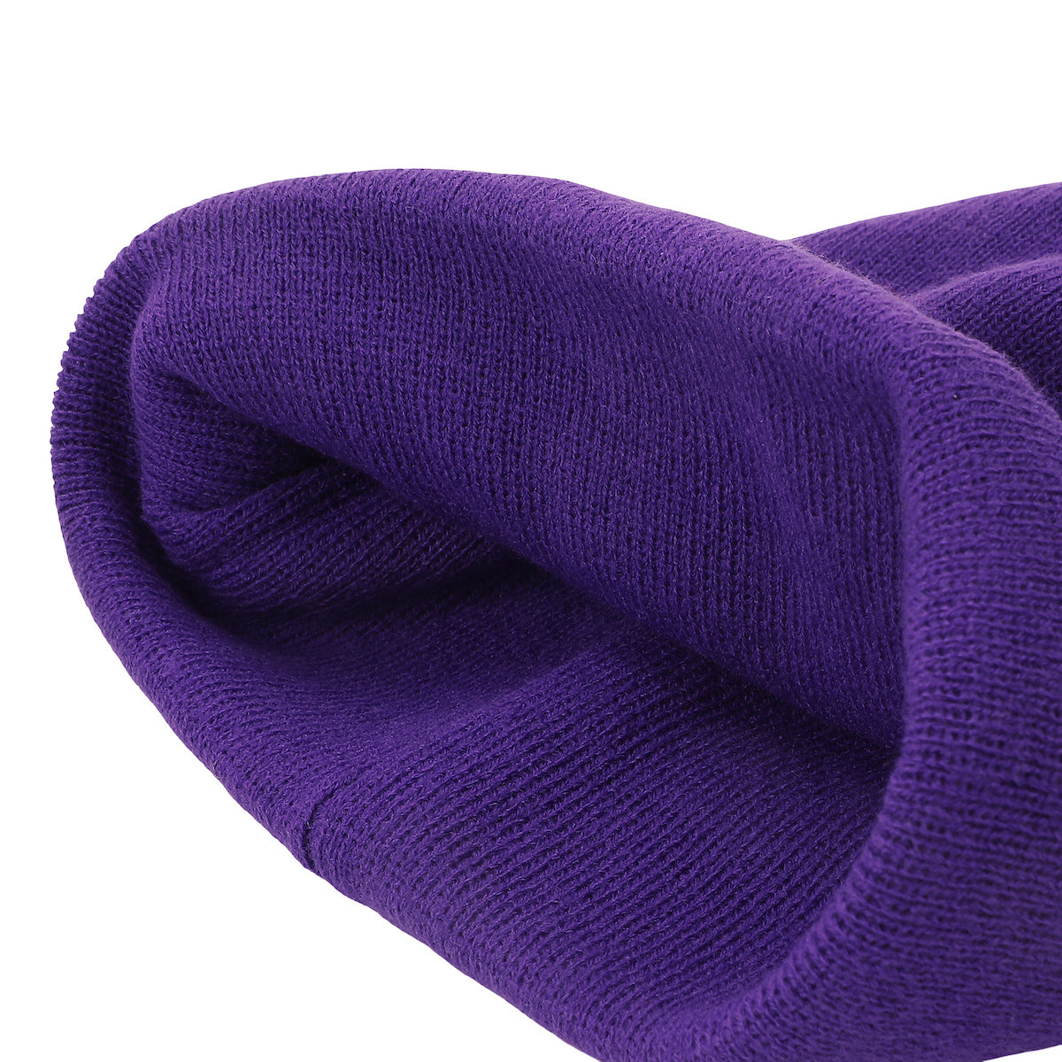Coraline & Black Cat Character Art Purple Cuff Beanie