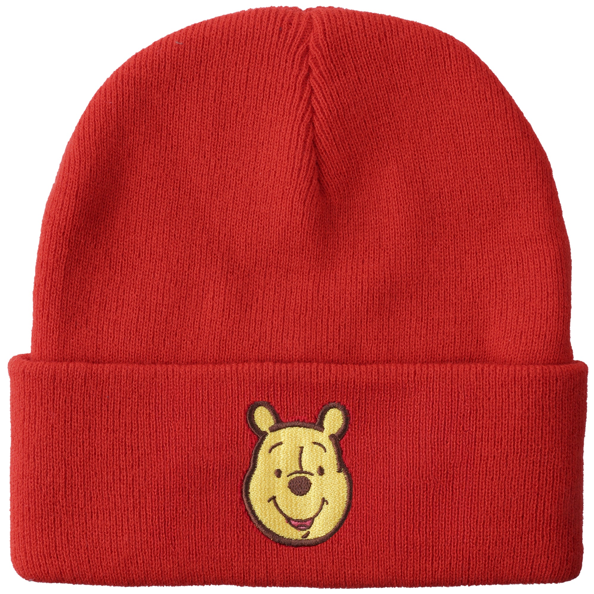 Winnie The Pooh Embroidery Acrylic Knit Cuff Beanie