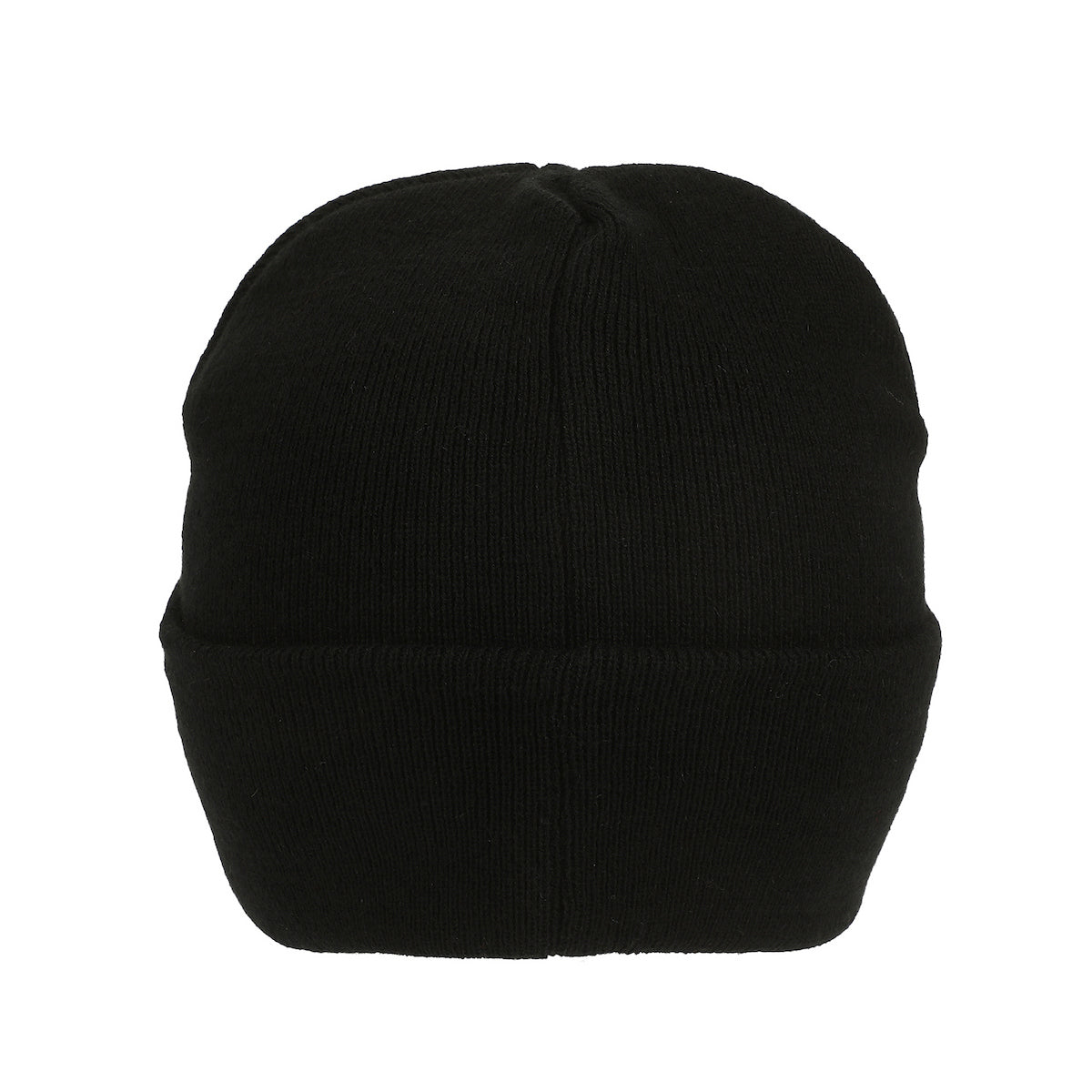 Mickey Mouse Mickey Embroidery Black Acrylic Knit Standard Cuff Beanie