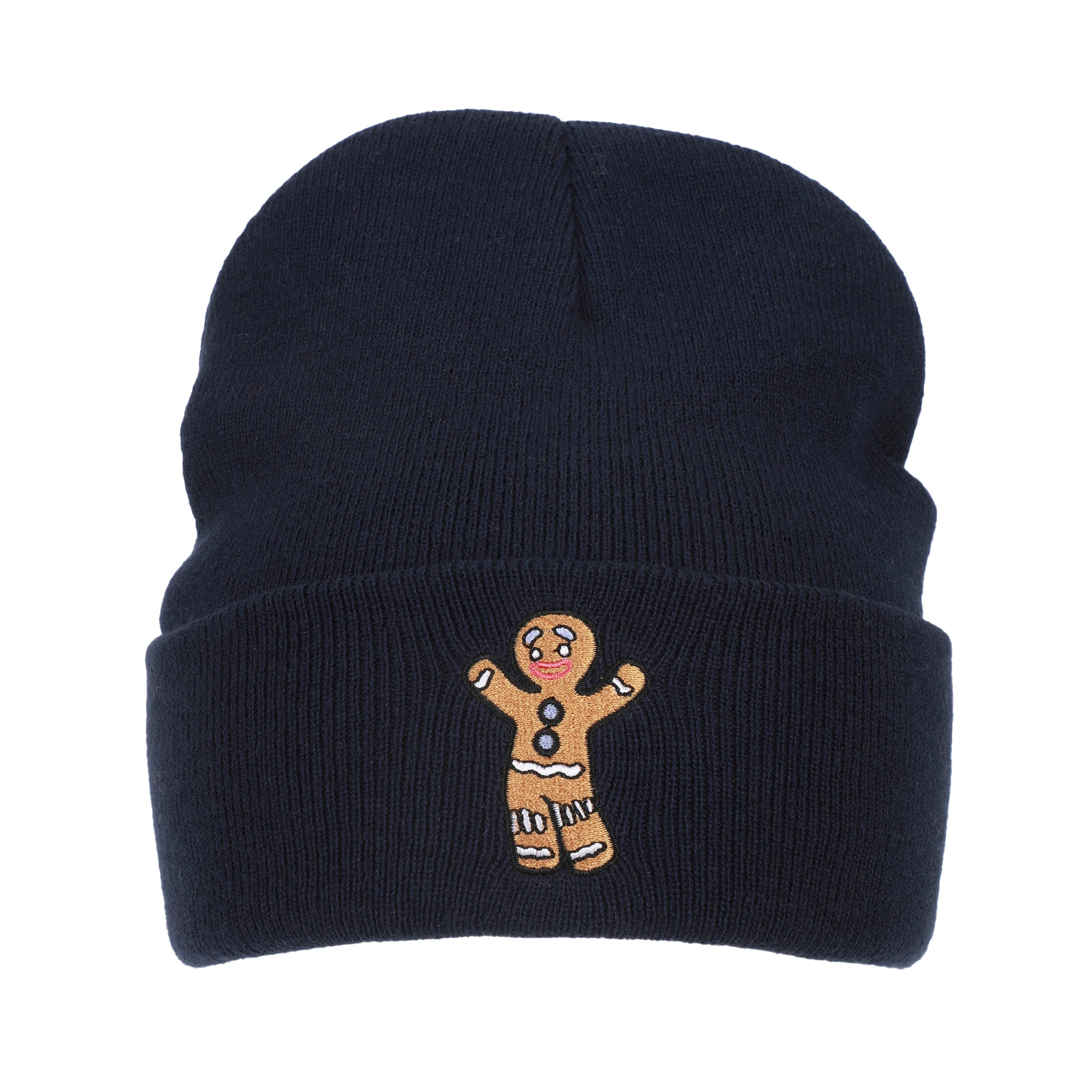 Shrek Gingy Embroidery Acrylic Knit Standard Cuff Beanie