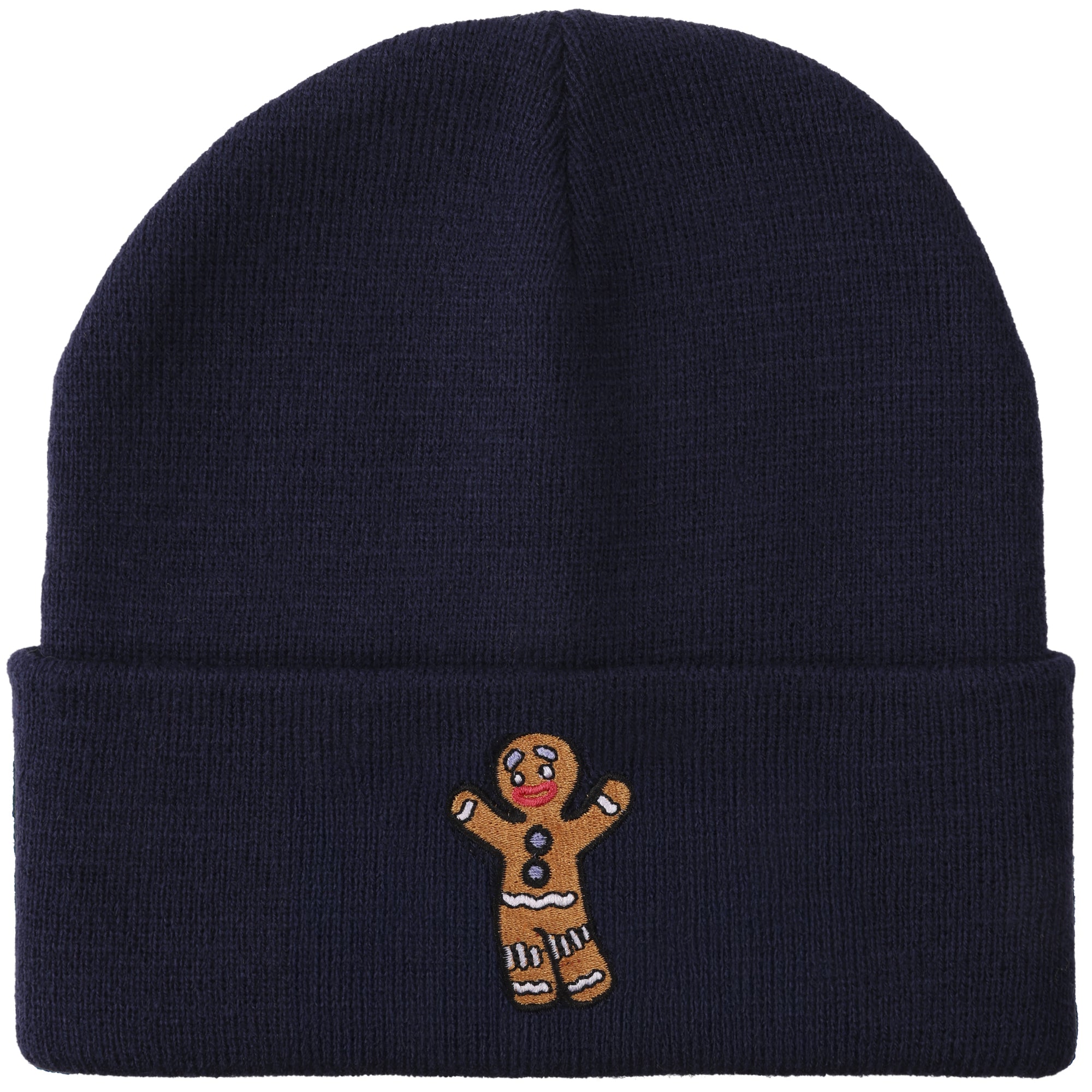 Shrek Gingy Embroidery Acrylic Knit Standard Cuff Beanie