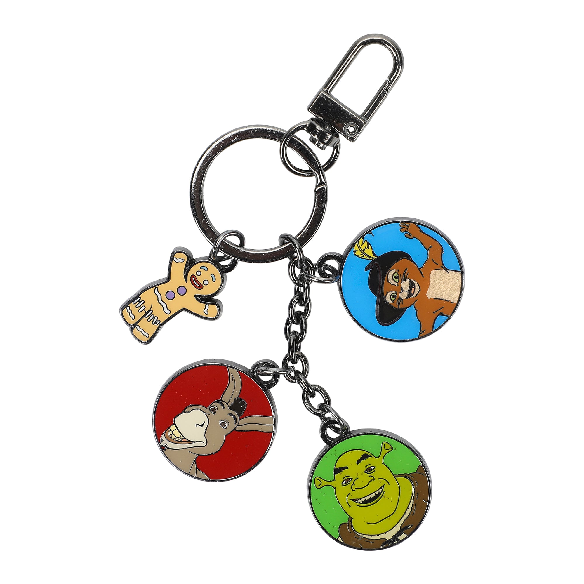 Shrek Favorite Characters Multi Charm Keychain