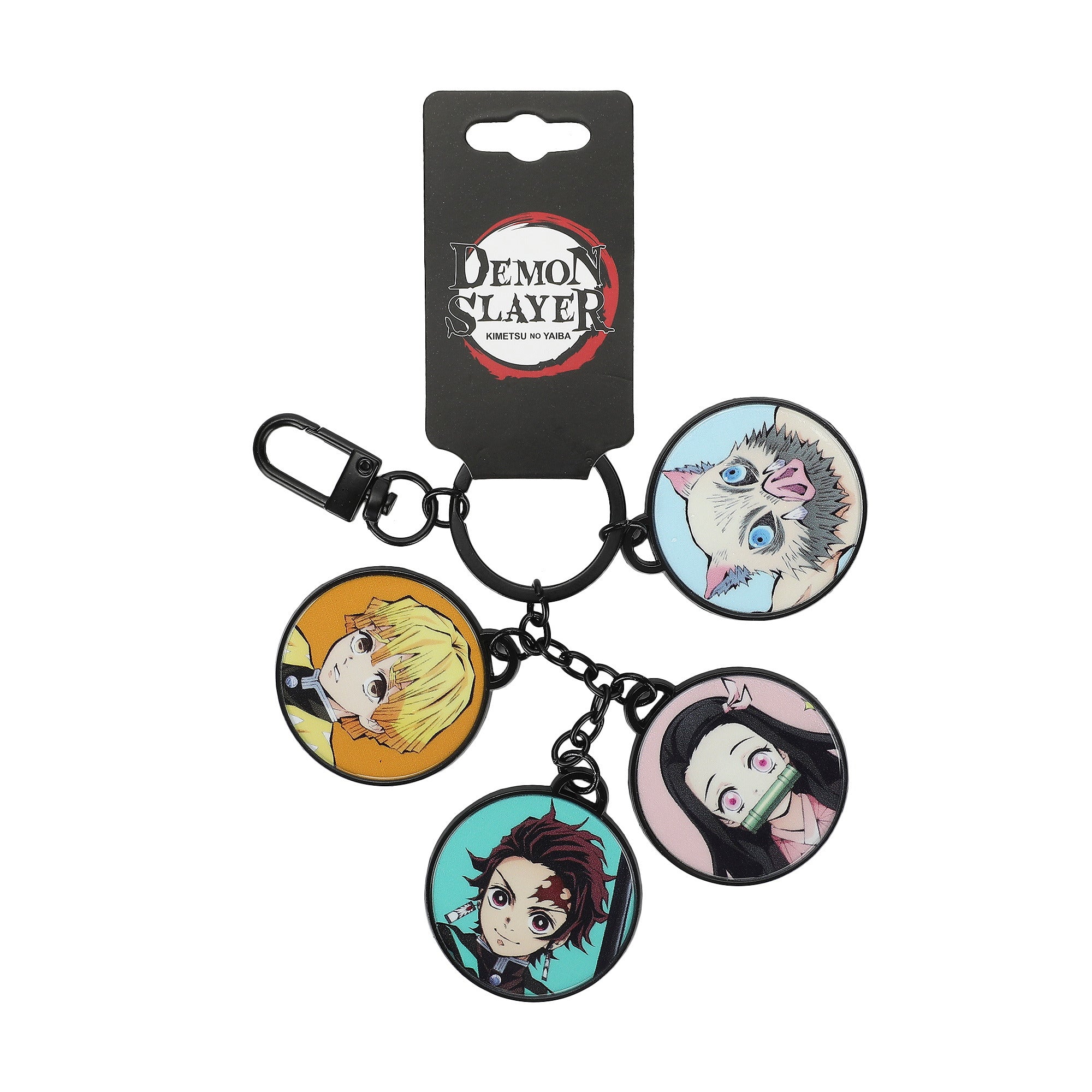Demon Slayer Character Circles Multi-Charm Keychain