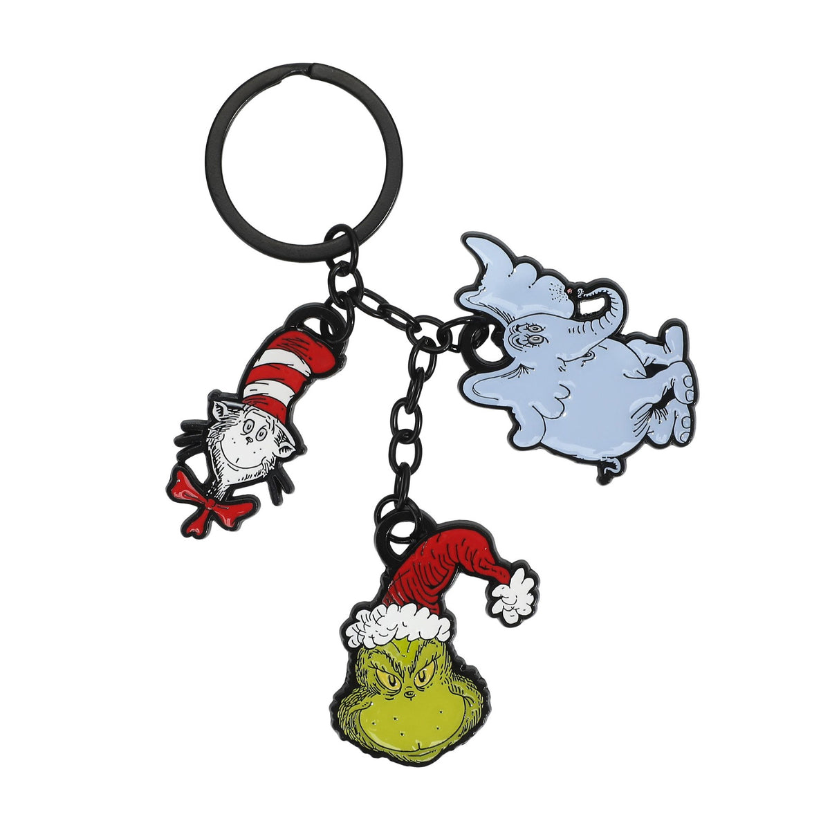 The Lorax Multi Core Characters Hard Enamel Keychain