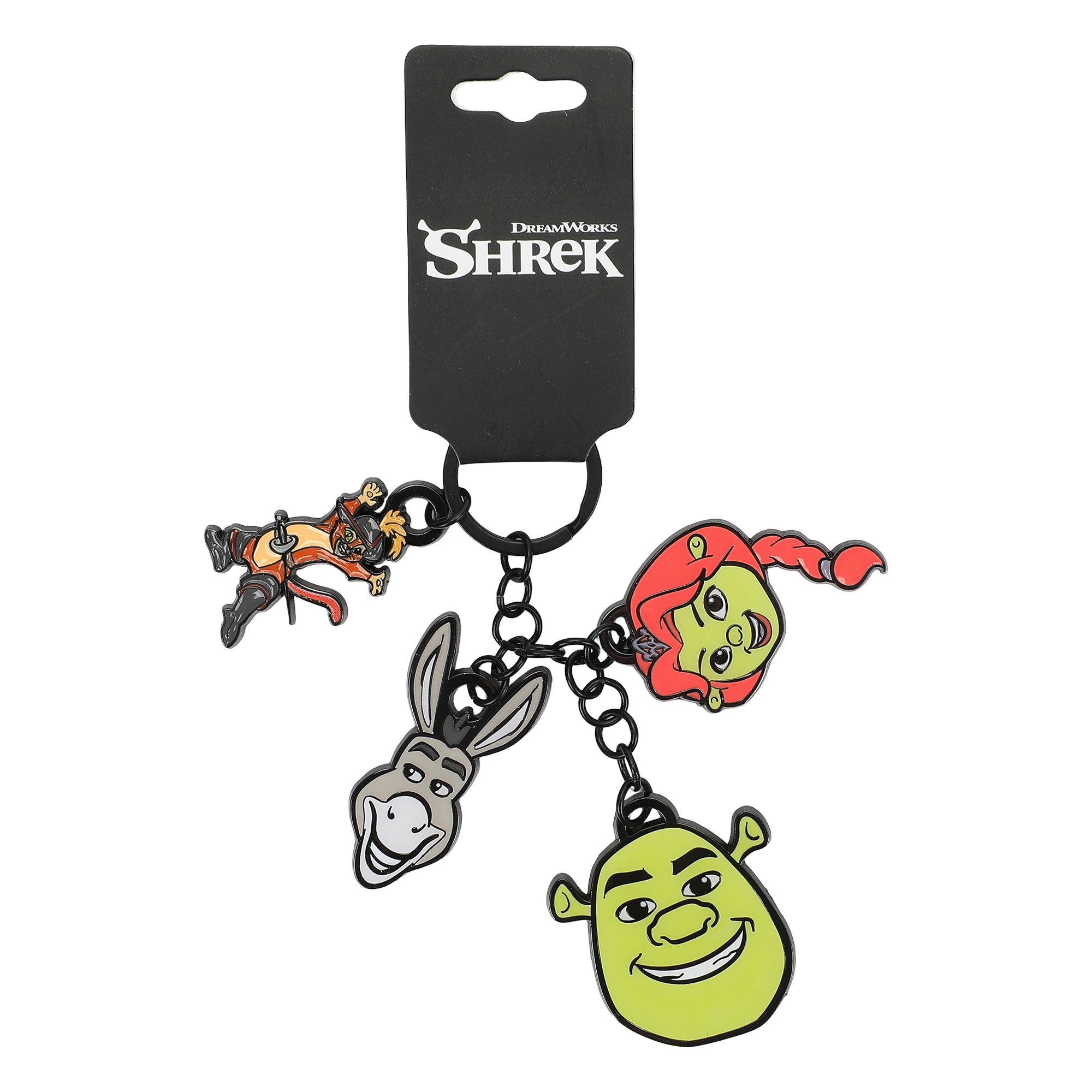 Shrek Favorite Characters Multi Charm Keychain