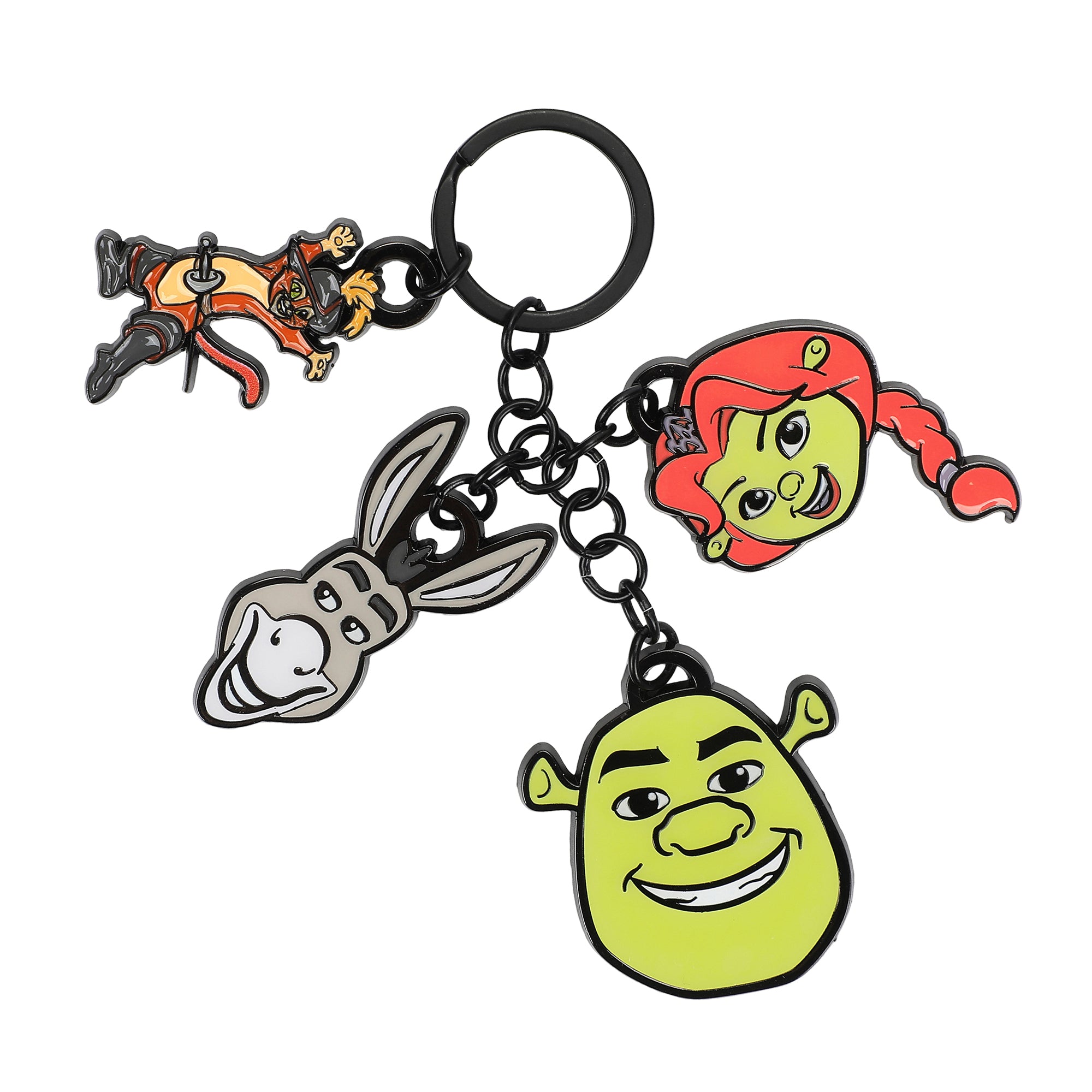 Shrek Favorite Characters Multi Charm Keychain