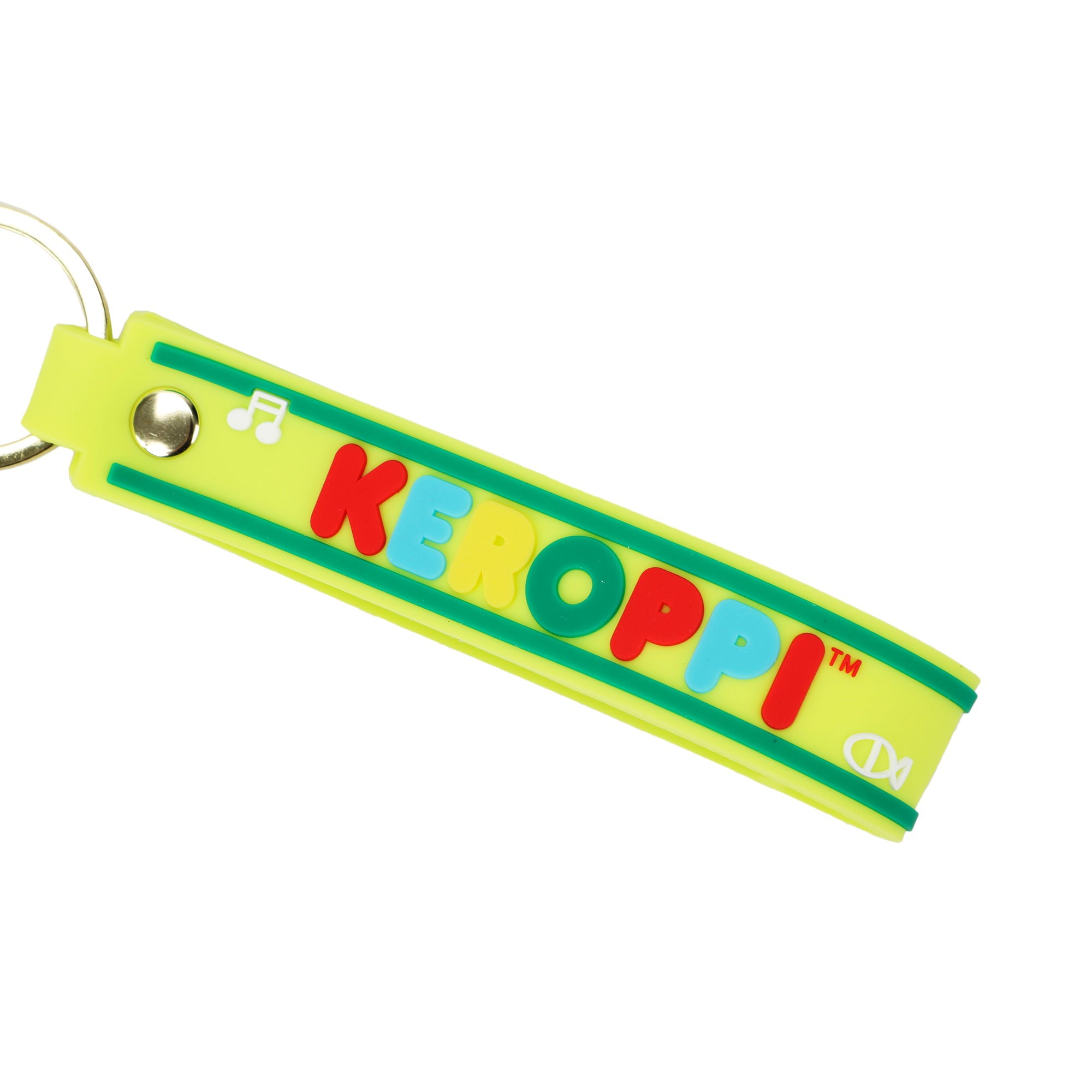 Keroppi Liquid-Filled Strawberry 2.5" Keychain With Wristlet Strap