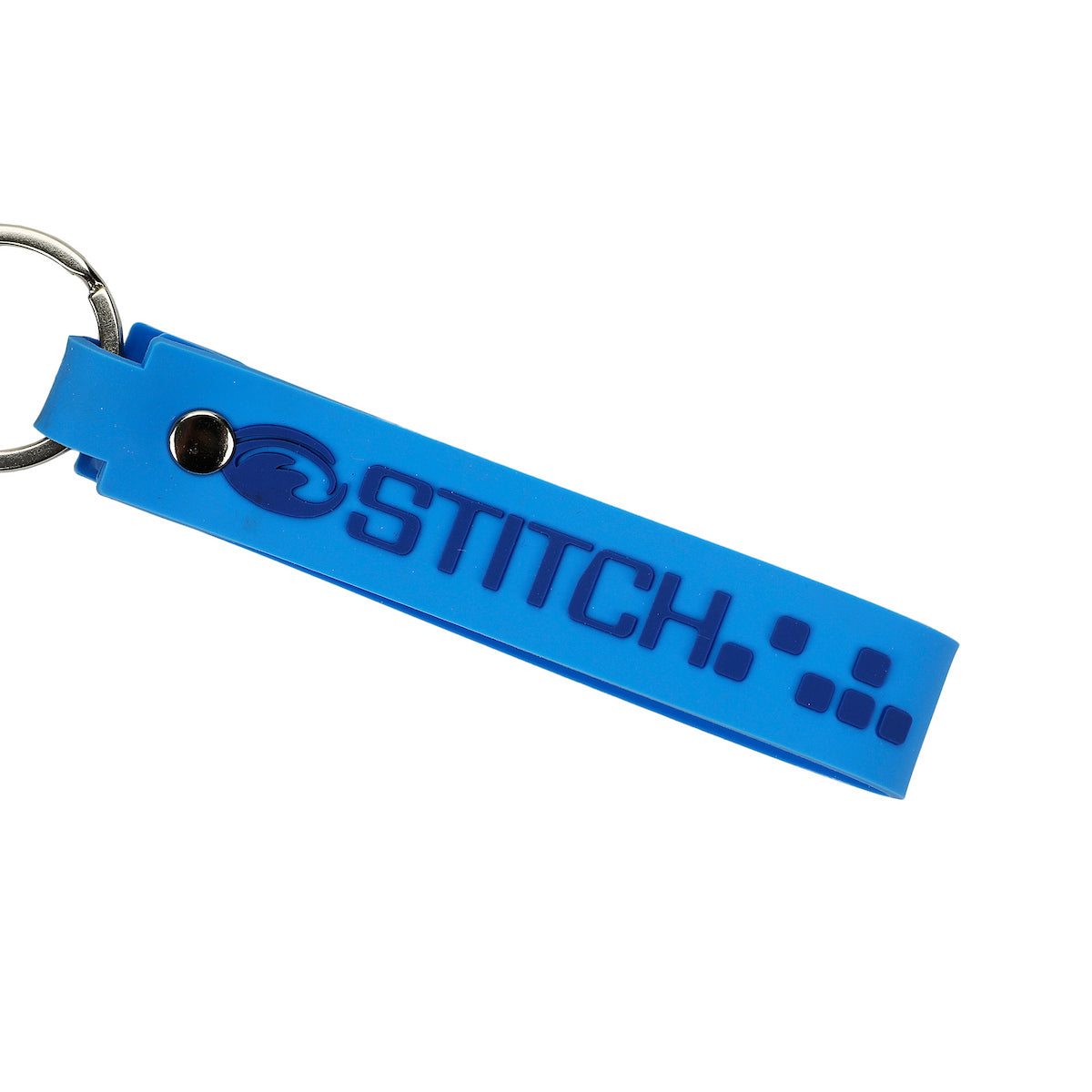 Disney Stich Liquid-Filled Pineapple 2.5" Keychain With Wristlet Strap