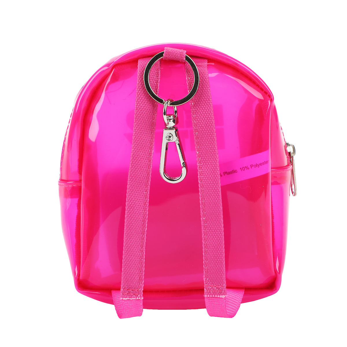 Hello Kitty Clear Pink Backpack Keychain