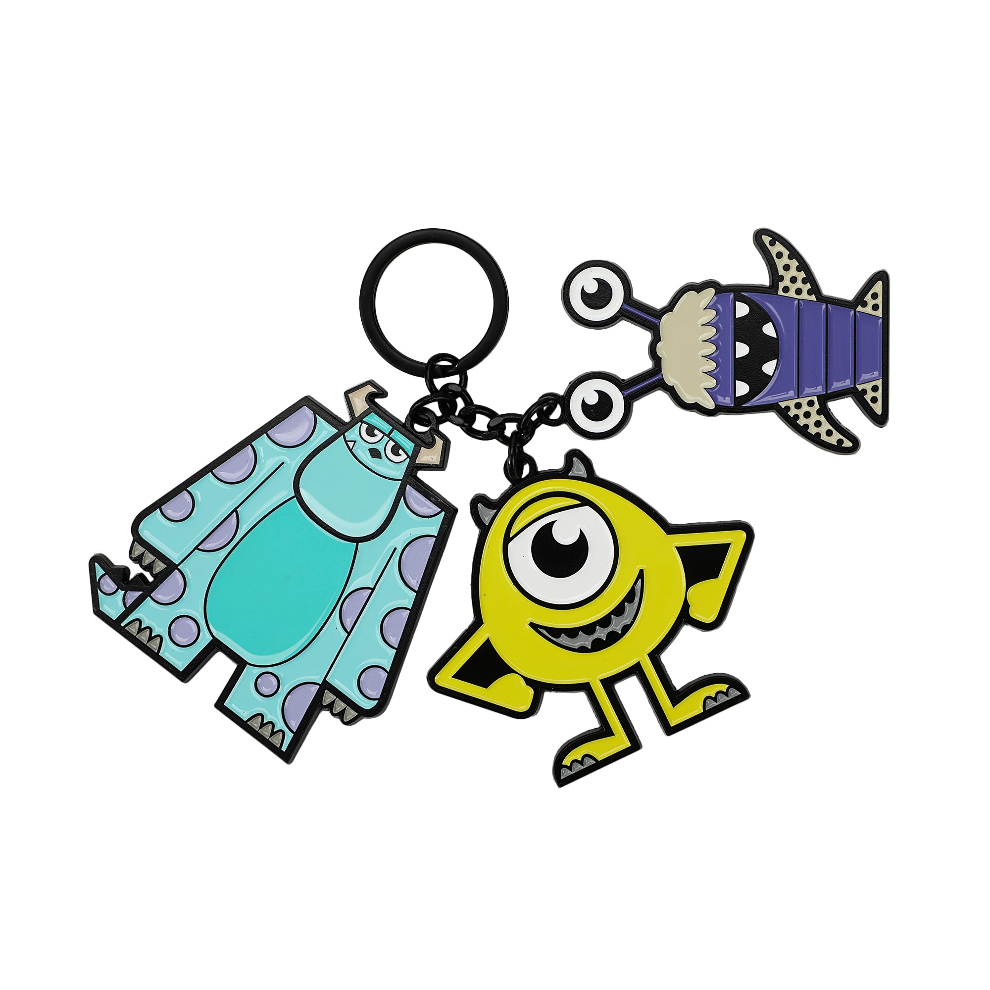 Monsters University Mike Sulley & Boo Multi-Charm Keychain