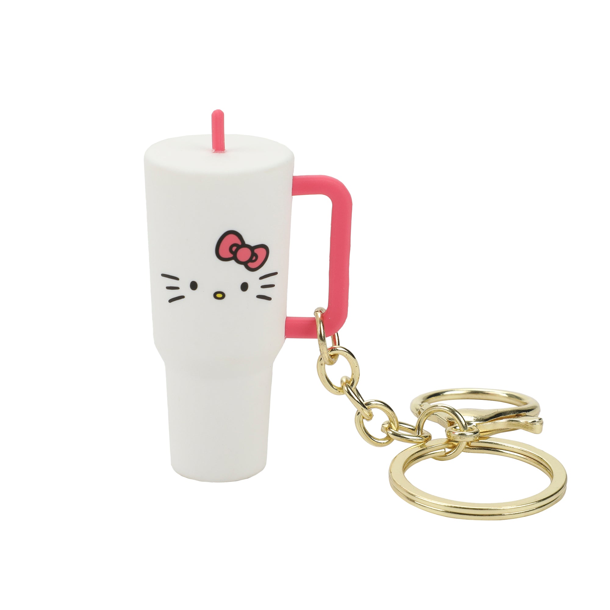 Hello Kitty Character Face Tumbler Keychain