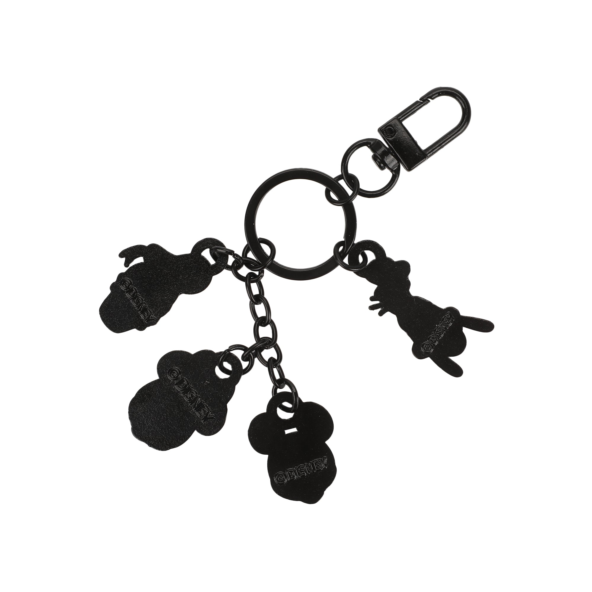 Mickey, Minnie, Donald and Goofy Hard Enamel Charms Keychain