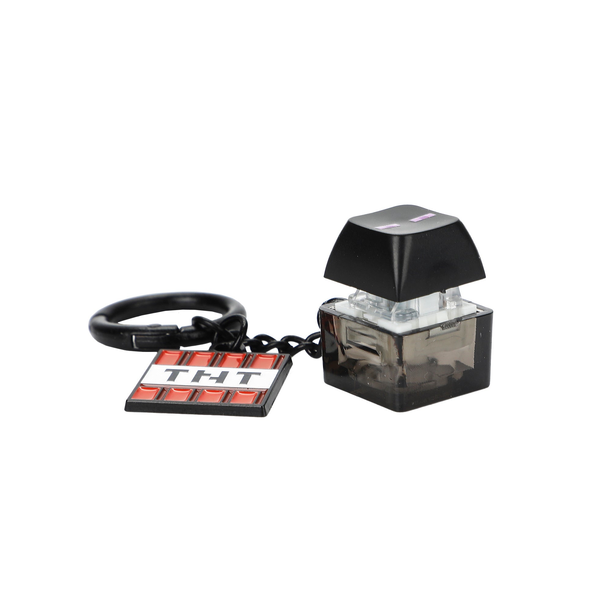 Minecraft Creeper & Enderman 2-Piece Keycap Keychain