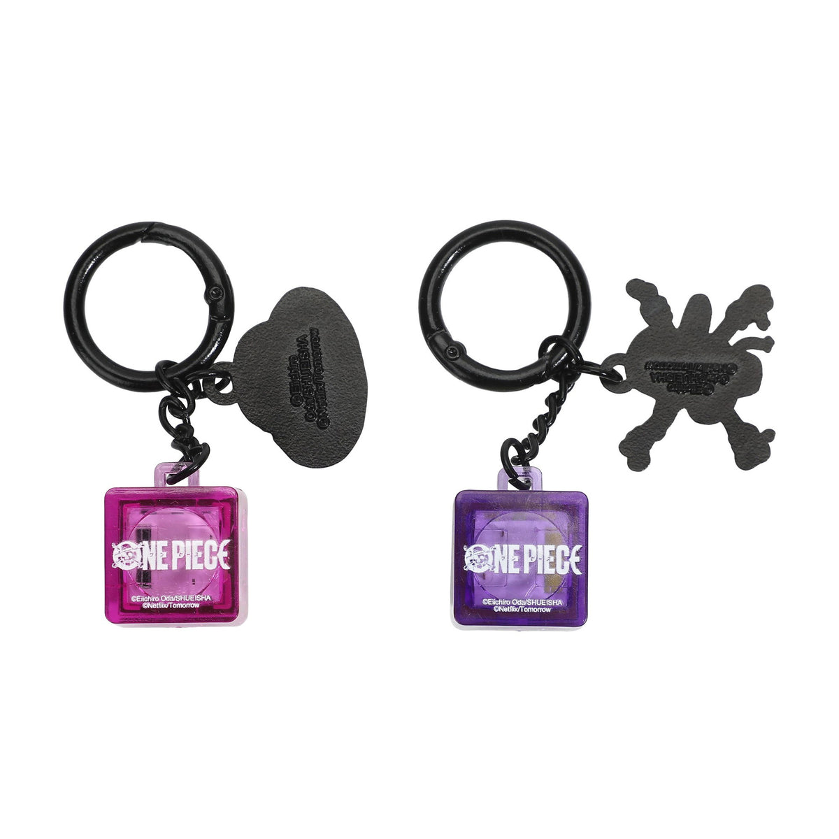 One Piece Live Action Devil Fruit Jolly Roger Key Cap Clicker Set