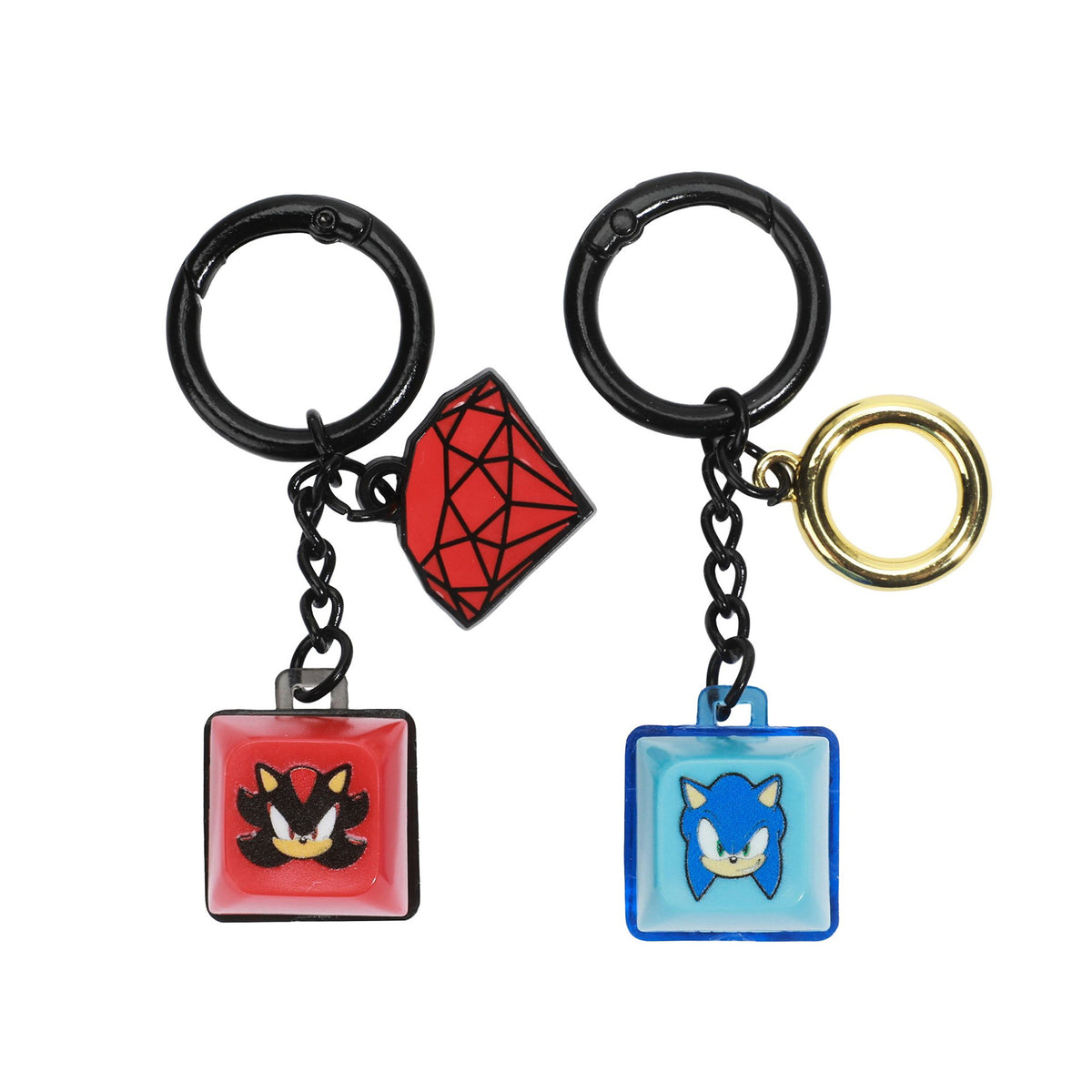 Sonic The Hedgehog Sonic And Shadow Key Cap Clicker Set