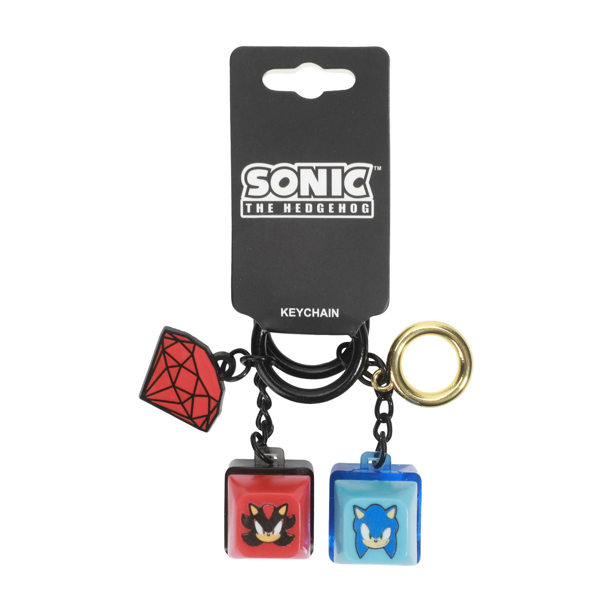 Sonic The Hedgehog Sonic And Shadow Key Cap Clicker Set
