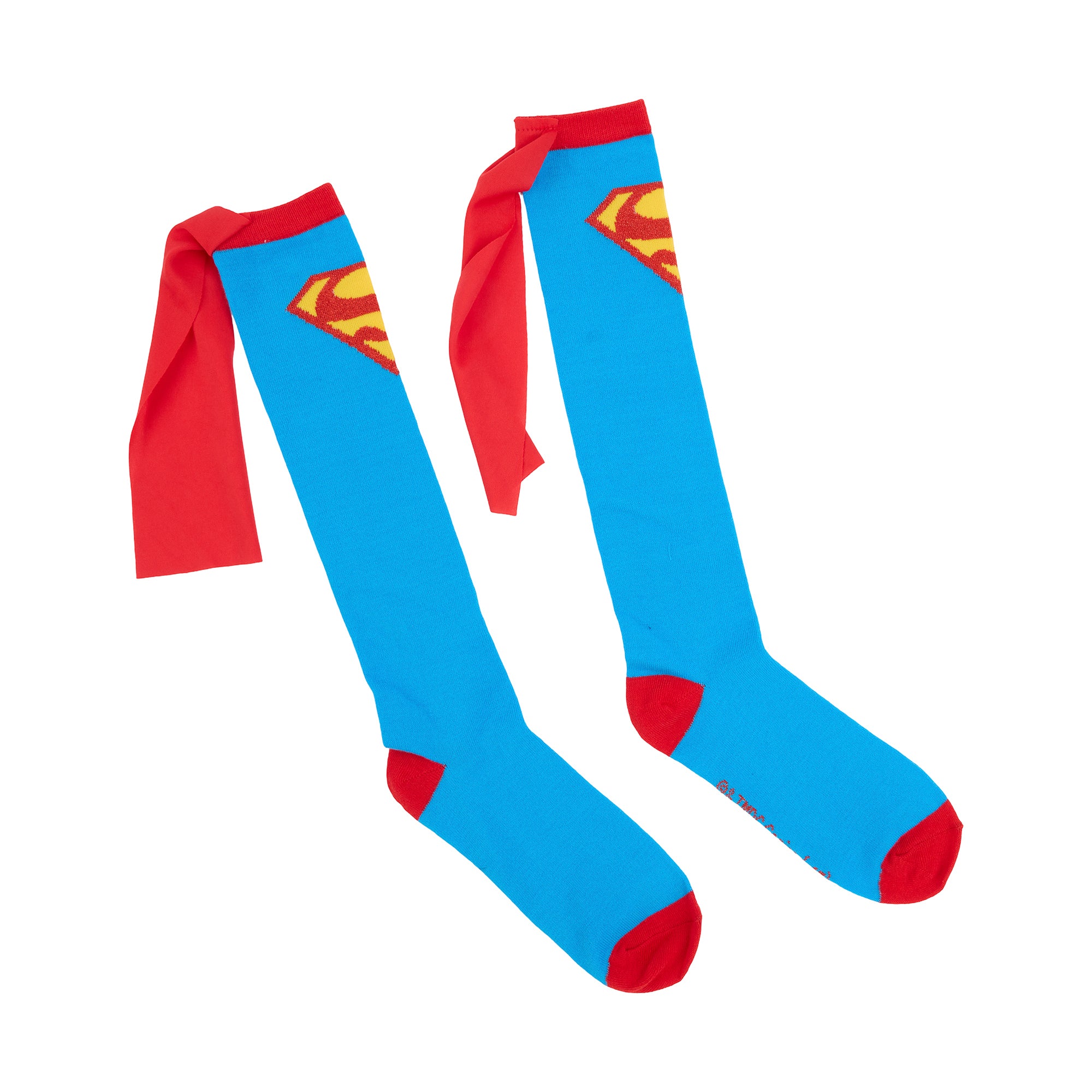 Superman Logo Women's blue Knee High Cape Socks for Women