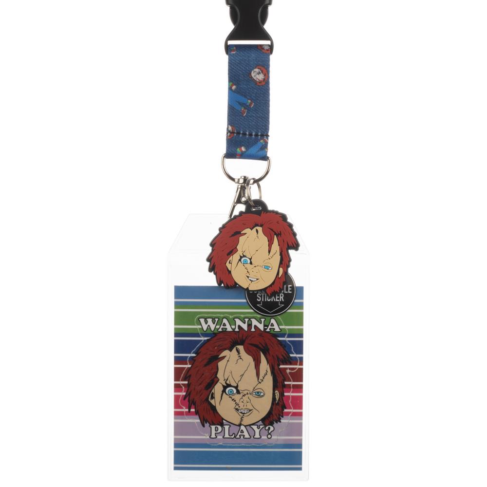 Chucky Horror Movie Lanyard and Charm Accessory