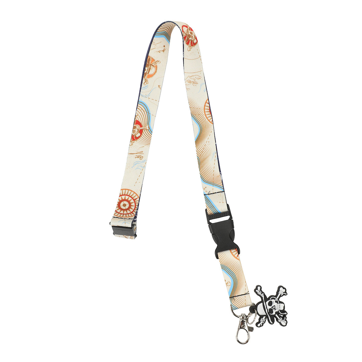 One Piece Live Action Straw Hat Crew Map 22" Lanyard