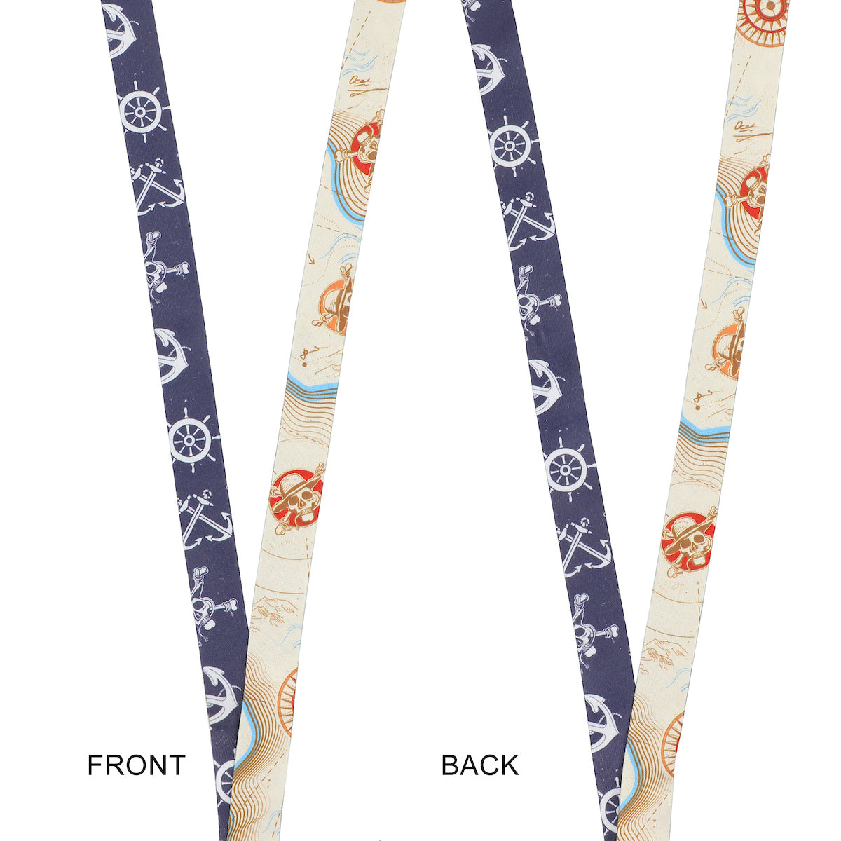 One Piece Live Action Straw Hat Crew Map 22" Lanyard