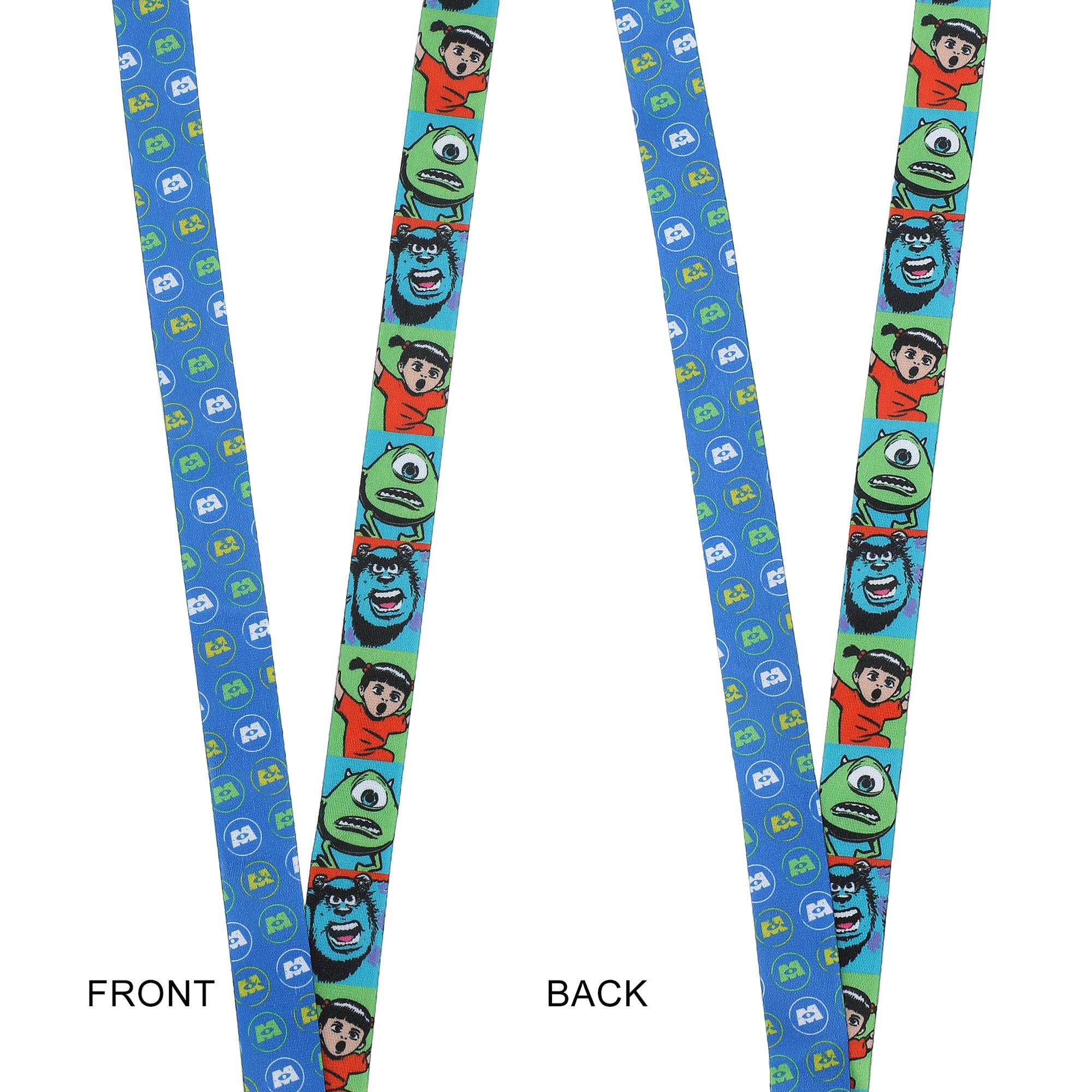 Monsters Inc Scary Monsters Blue 22" Lanyard