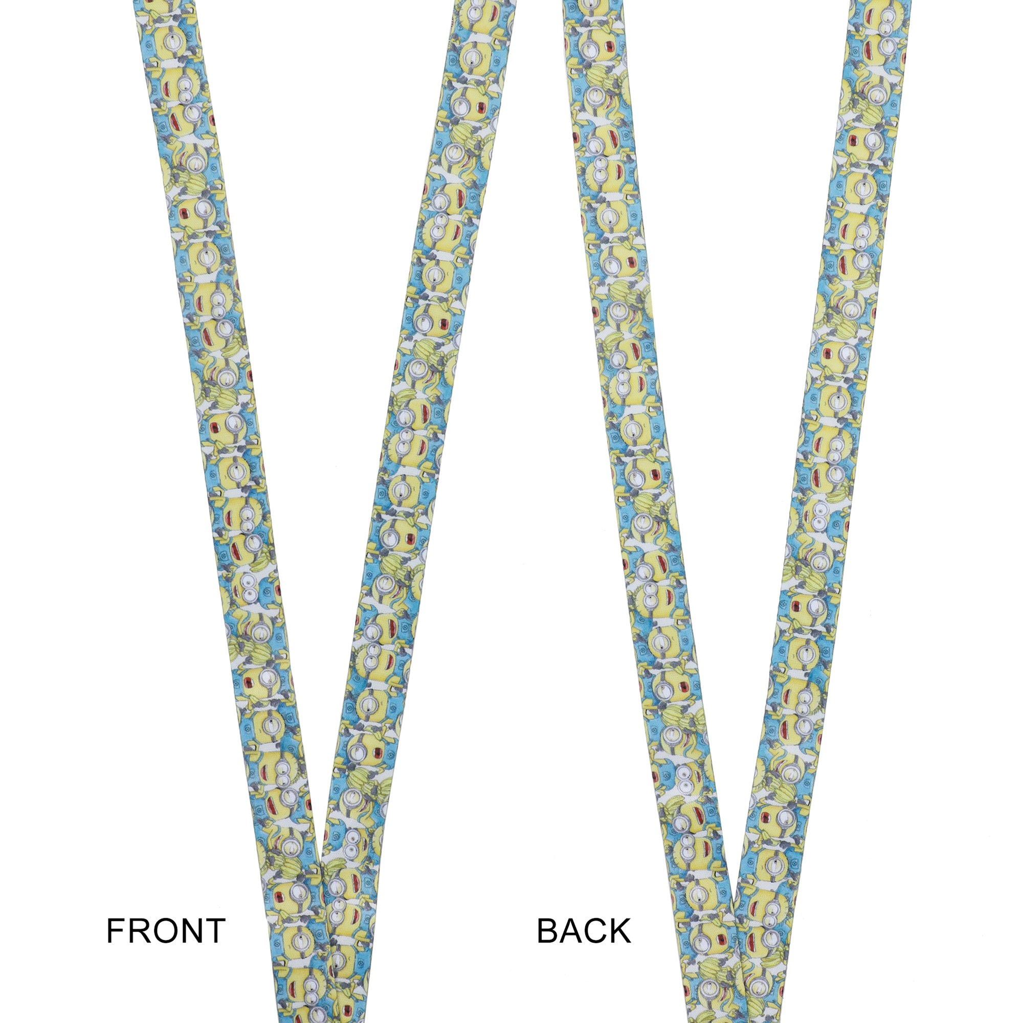 Minions Mood 22-inch Lanyard with Clear ID Sleeve and Rubber Charm
