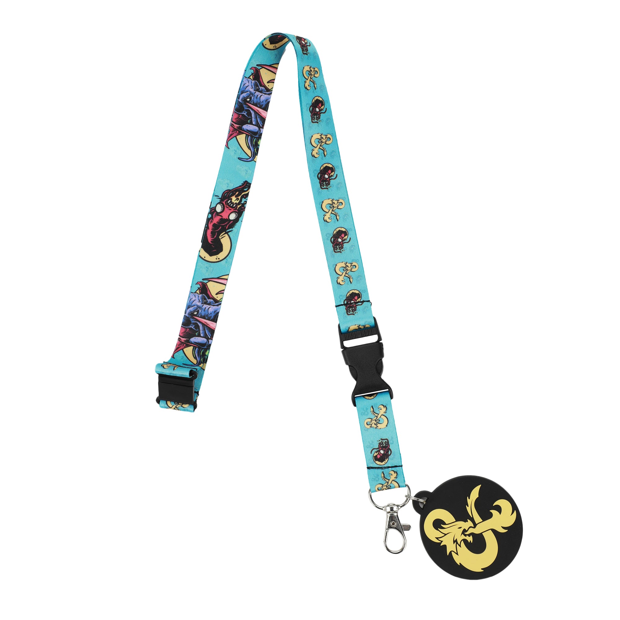 Dungeons & Dragons Mindflayer Blue Lanyard With ID Sleeve